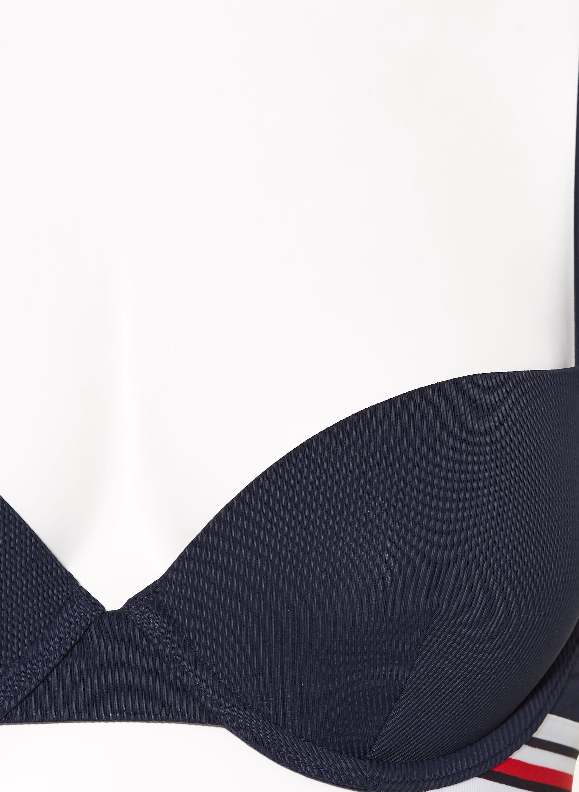 Thumbnail - Tommy Hilfiger Push-Up-Bikini-Top blau