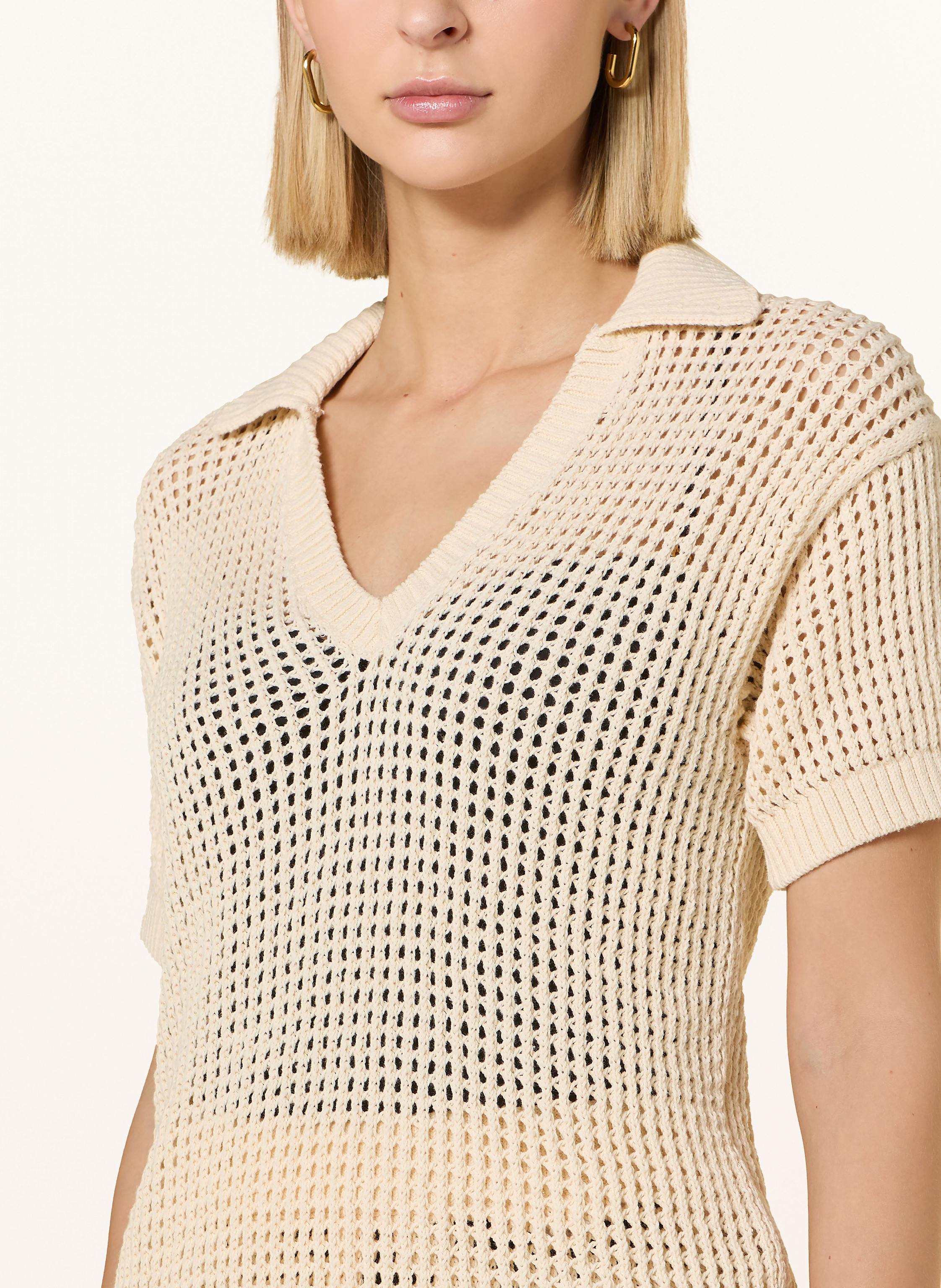 Thumbnail - Tommy Hilfiger Häkelshirt beige