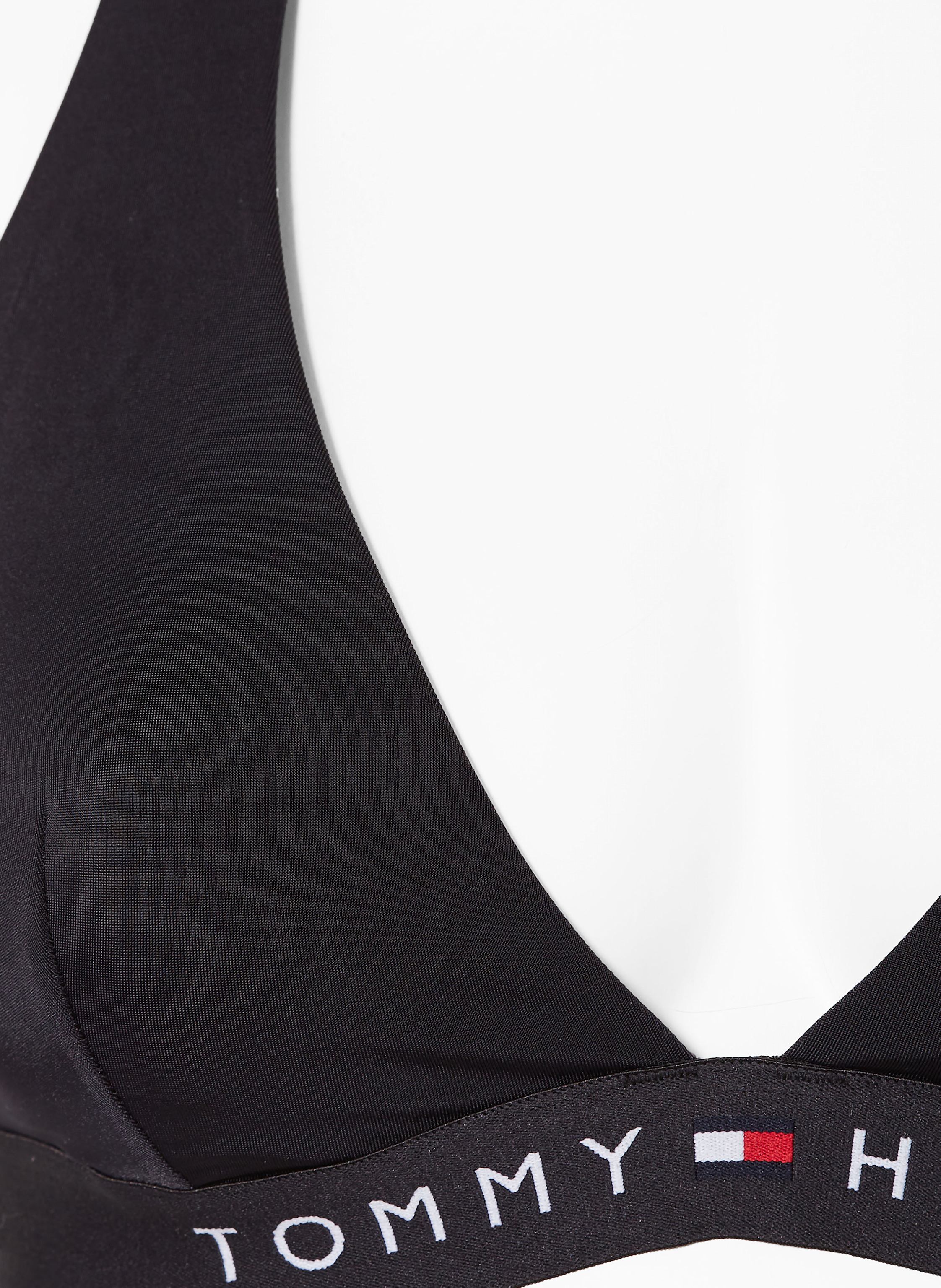Thumbnail - Tommy Hilfiger Neckholder-Bikini-Top schwarz