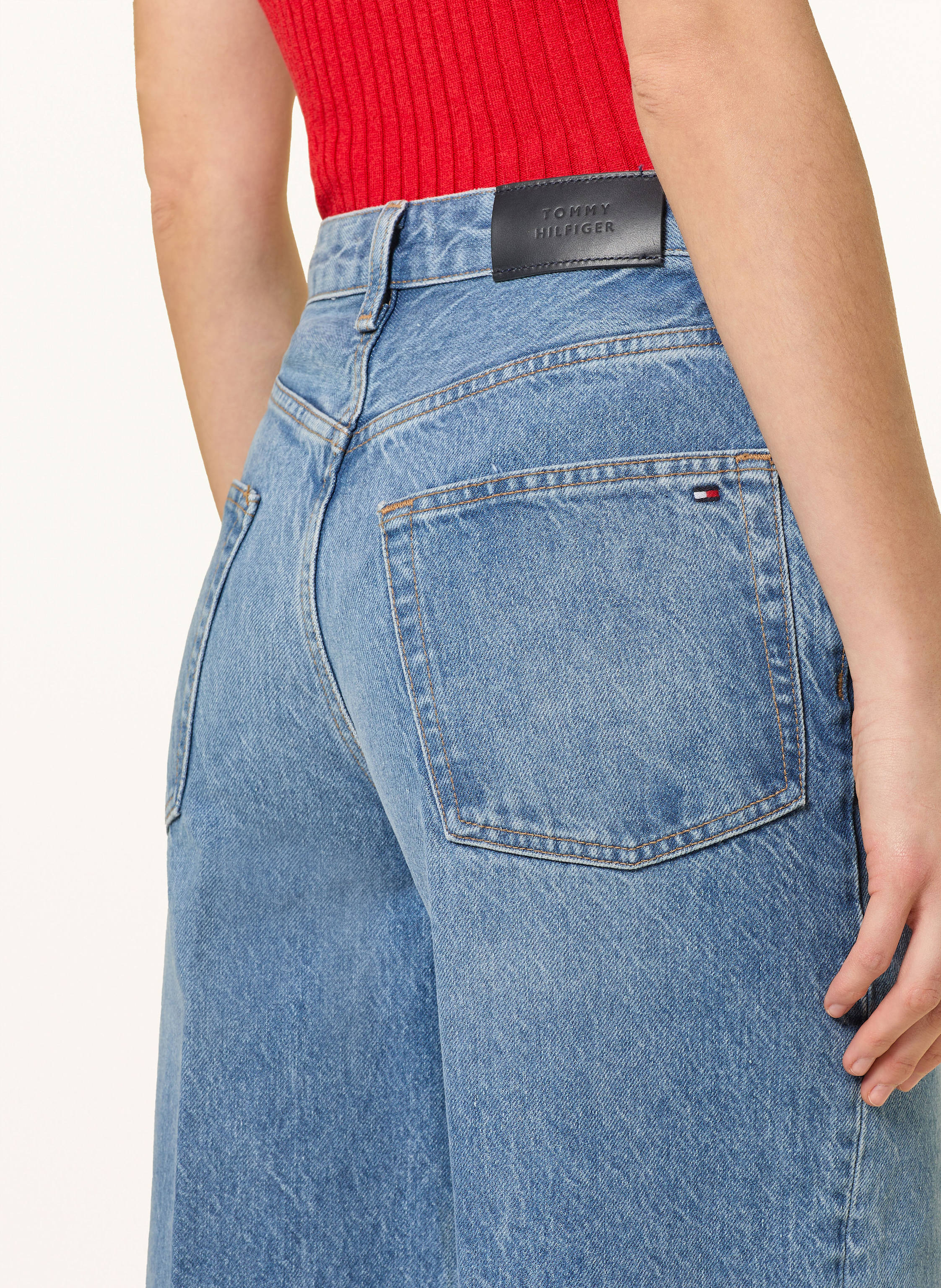 Thumbnail - Tommy Hilfiger Jeans Mit Leinen blau