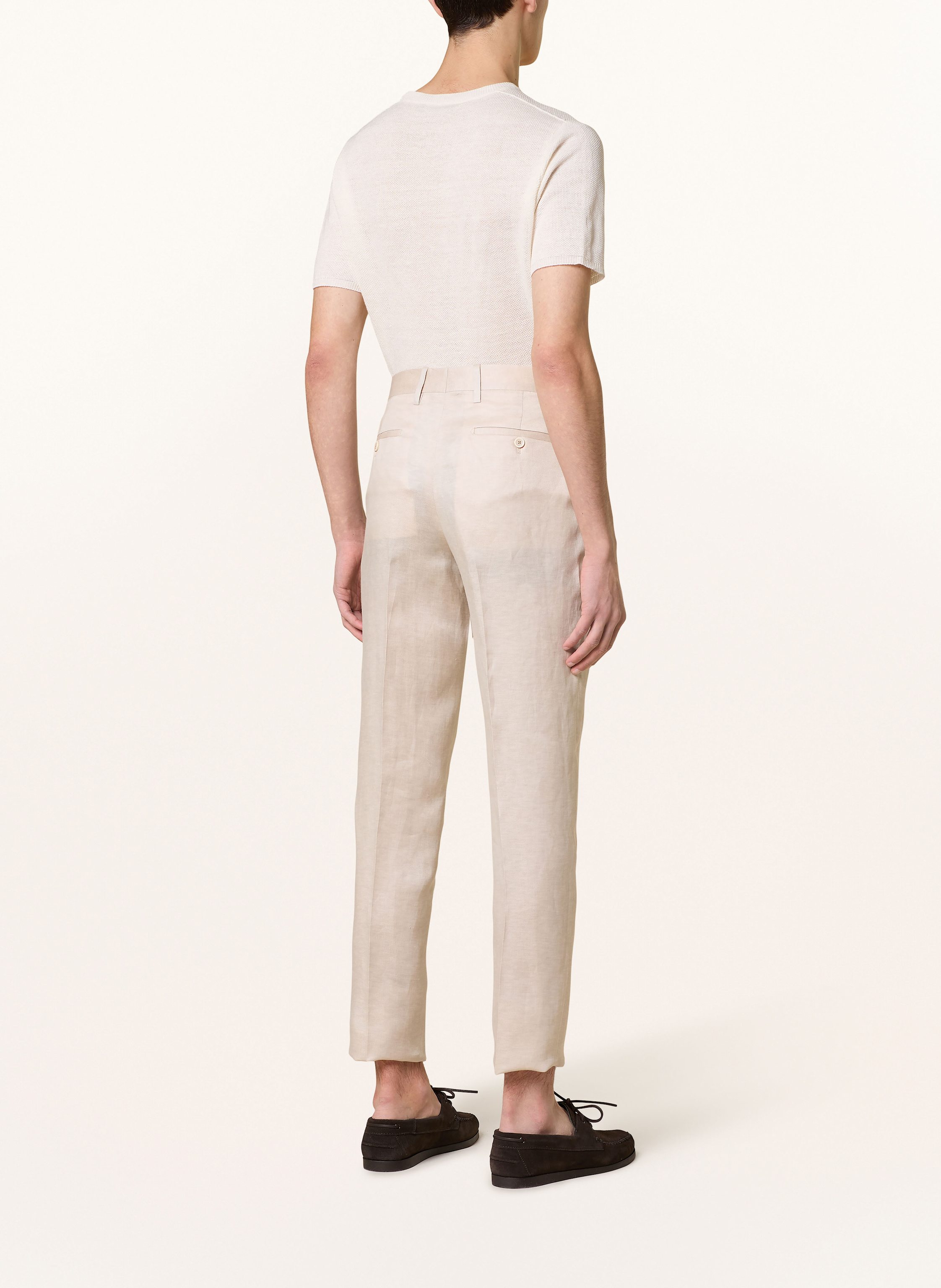 Thumbnail - Lardini Anzughose Eslyon Slim Fit beige