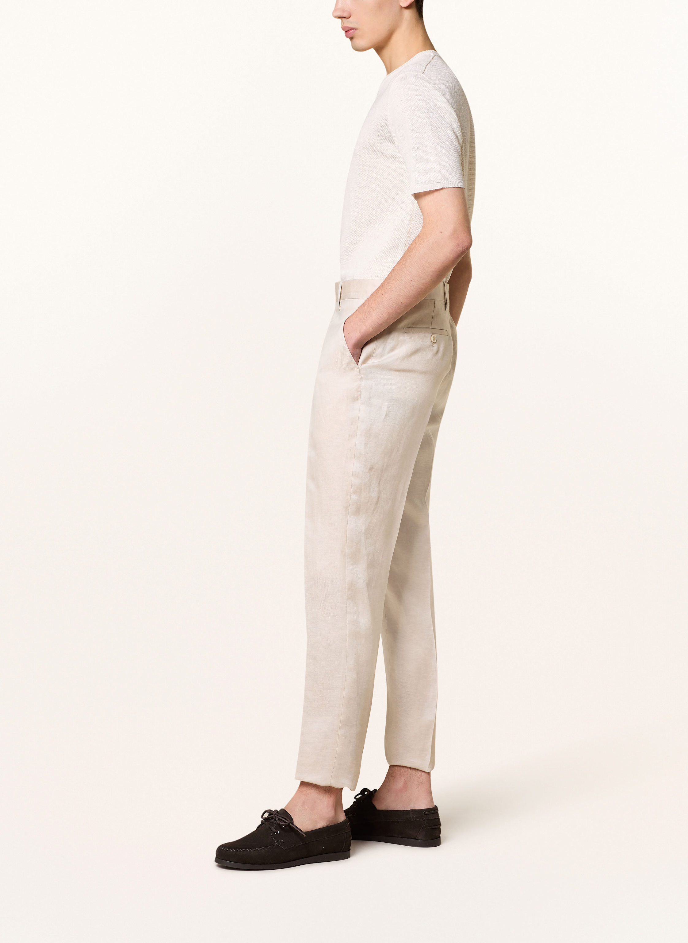 Thumbnail - Lardini Anzughose Eslyon Slim Fit beige