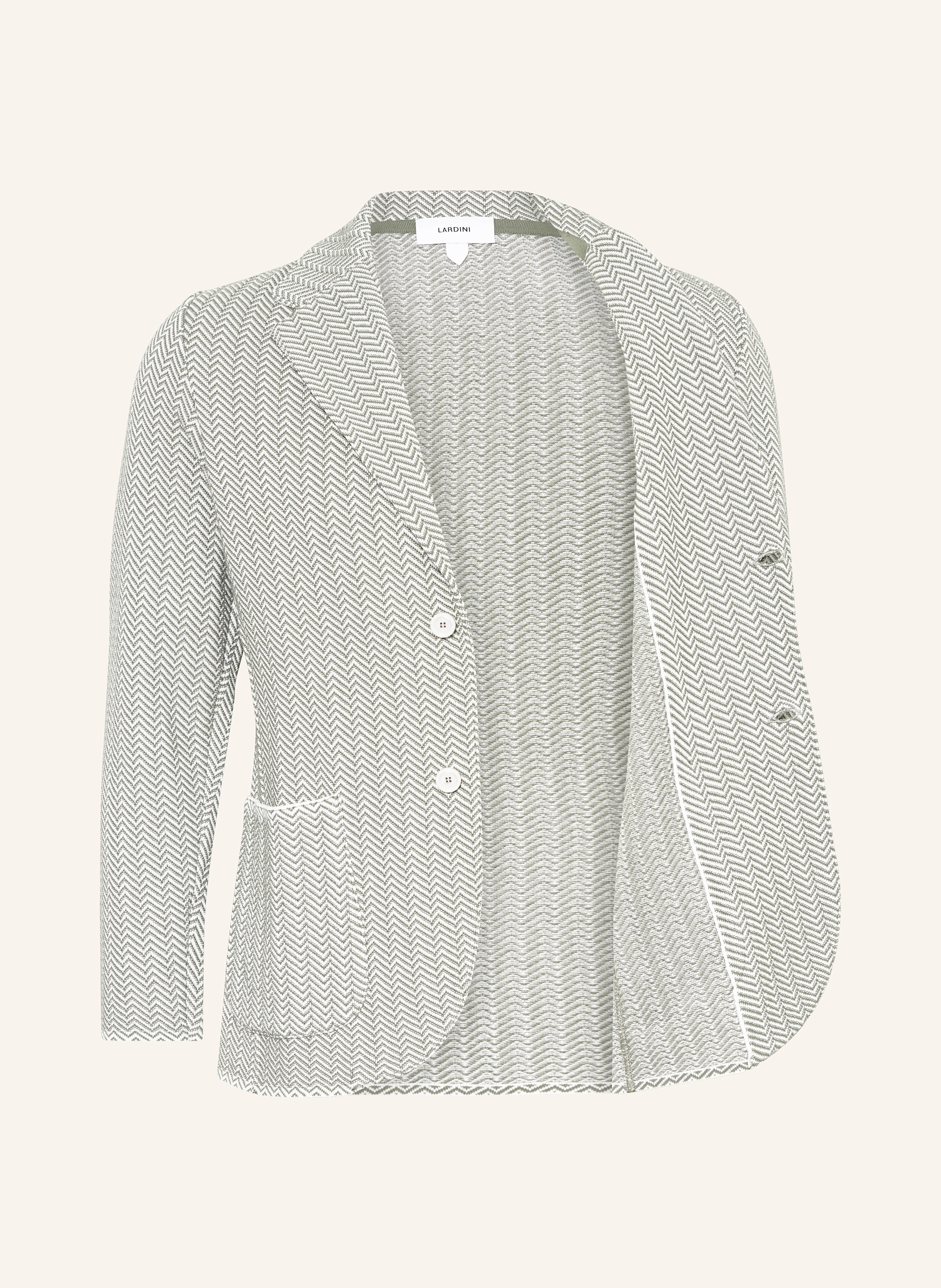 Thumbnail - Lardini Stricksakko Slim Fit gruen