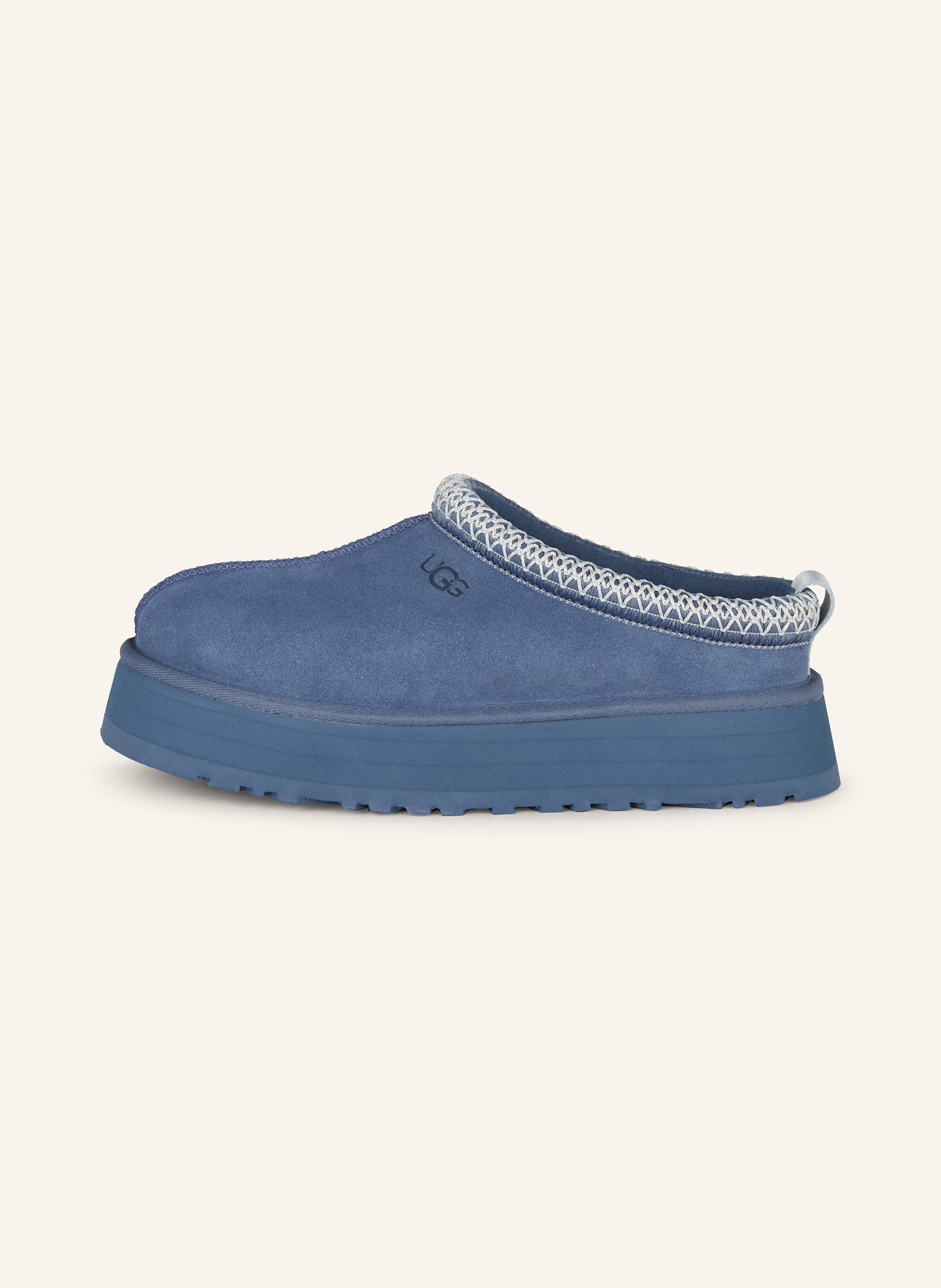 Thumbnail - Ugg Plateau-Pantoletten Tazz blau