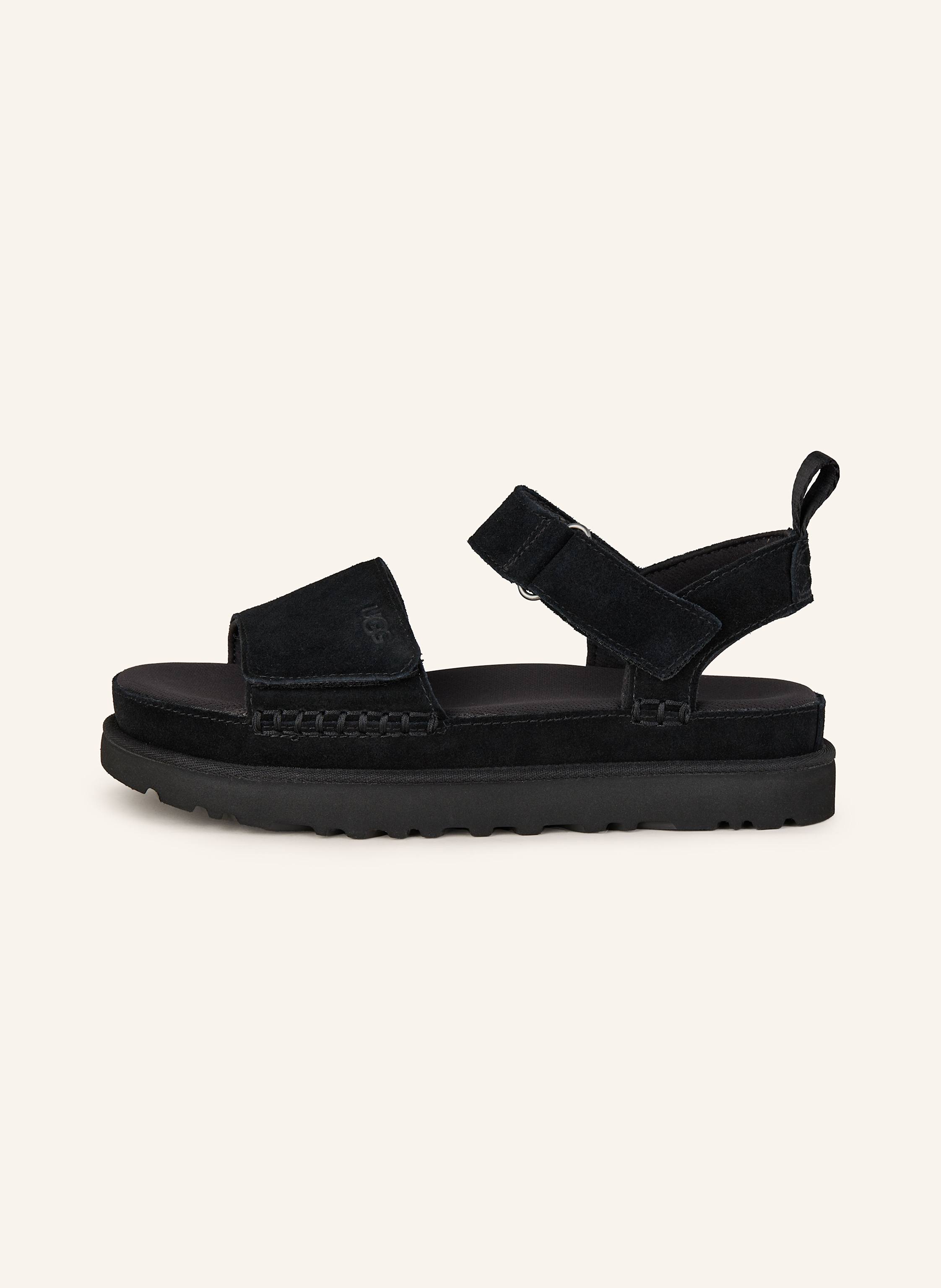 Thumbnail - Ugg Plateau-Sandalen Goldenstar schwarz