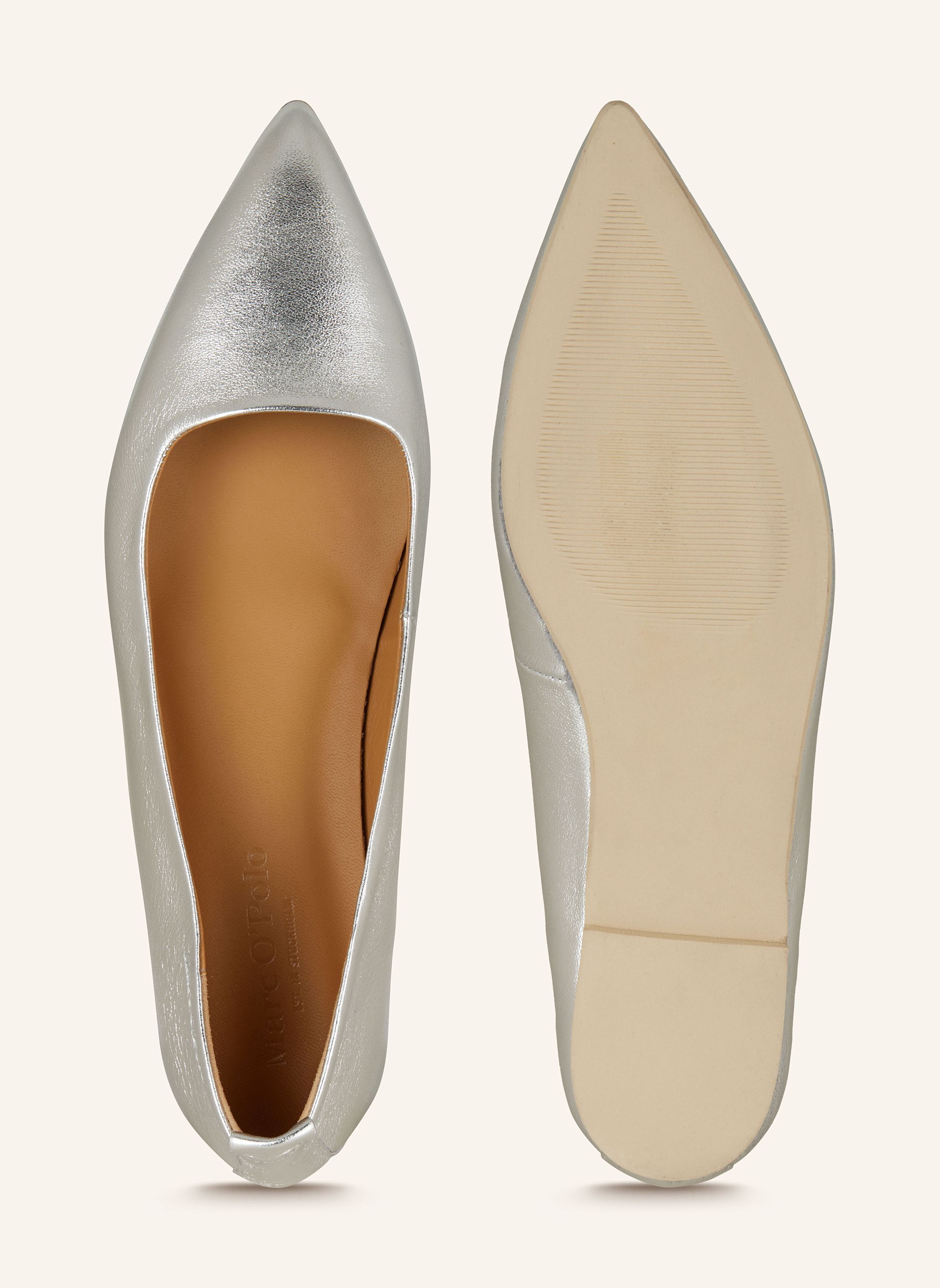Thumbnail - Marc O'polo Ballerinas Paolina 2f silber