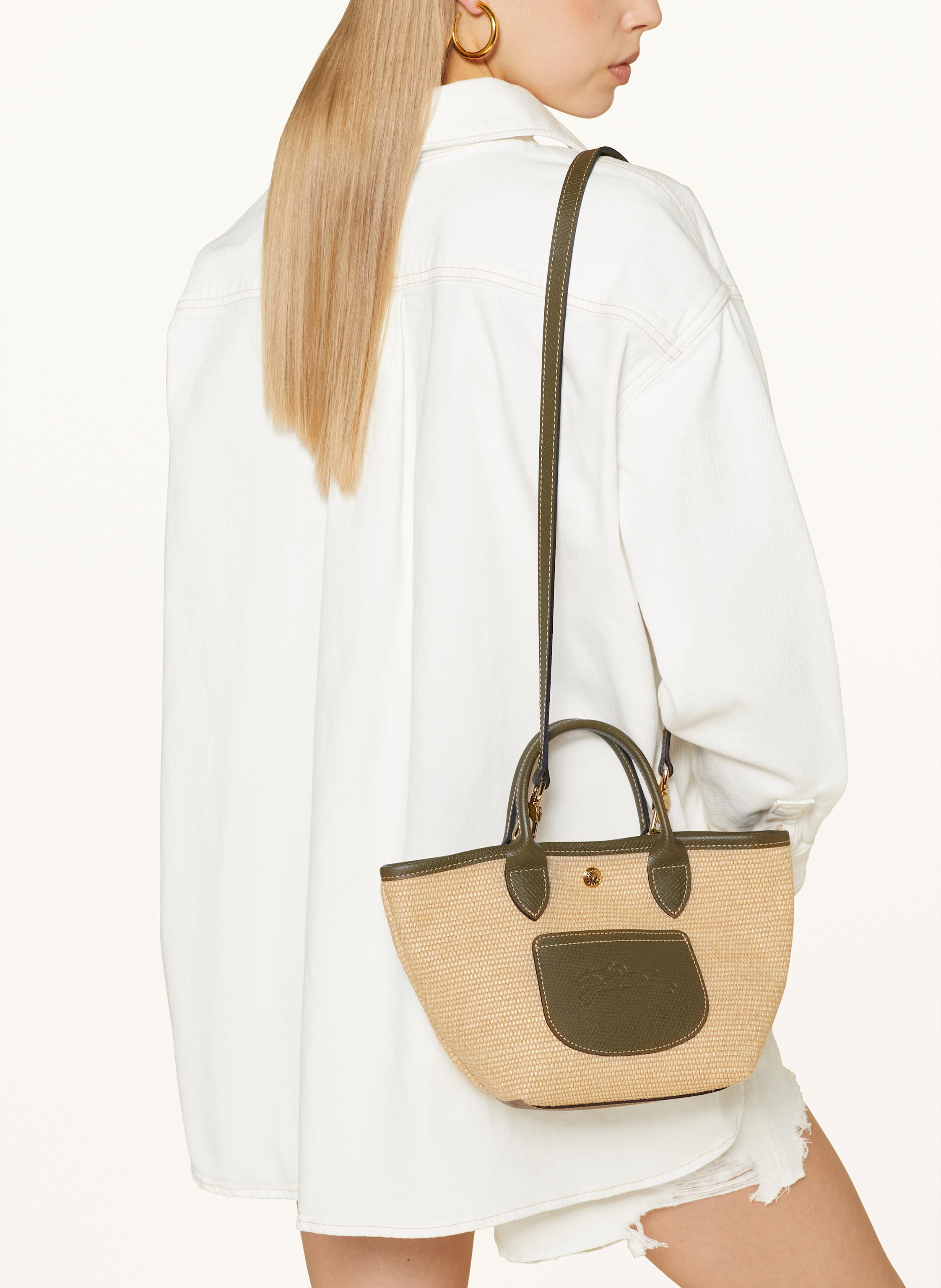 Thumbnail - Longchamp Shopper Panier Small beige