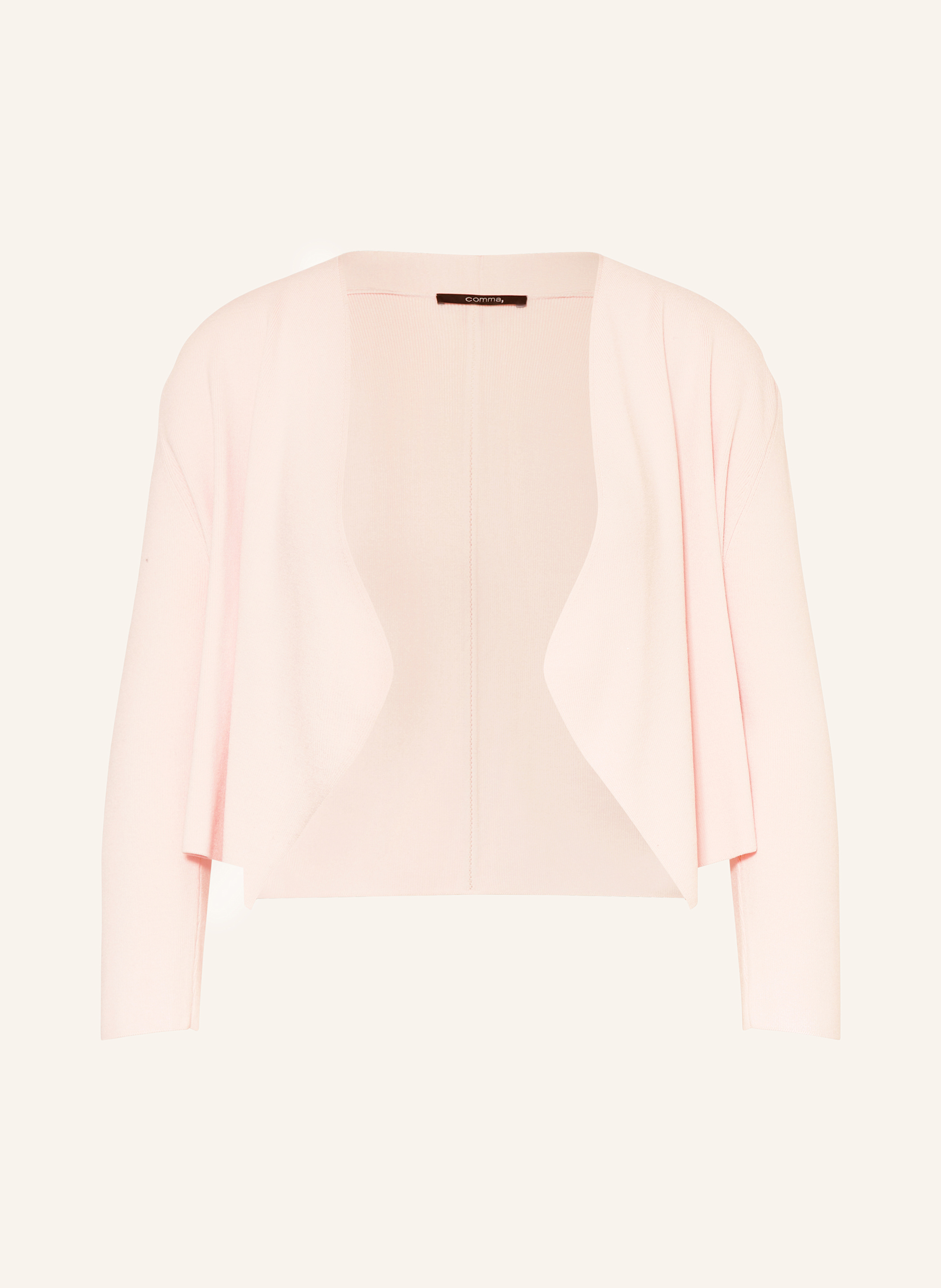 Cardigan Bolero Jacke Comma COMMA Bolero In Light Pink ABOUT YOU