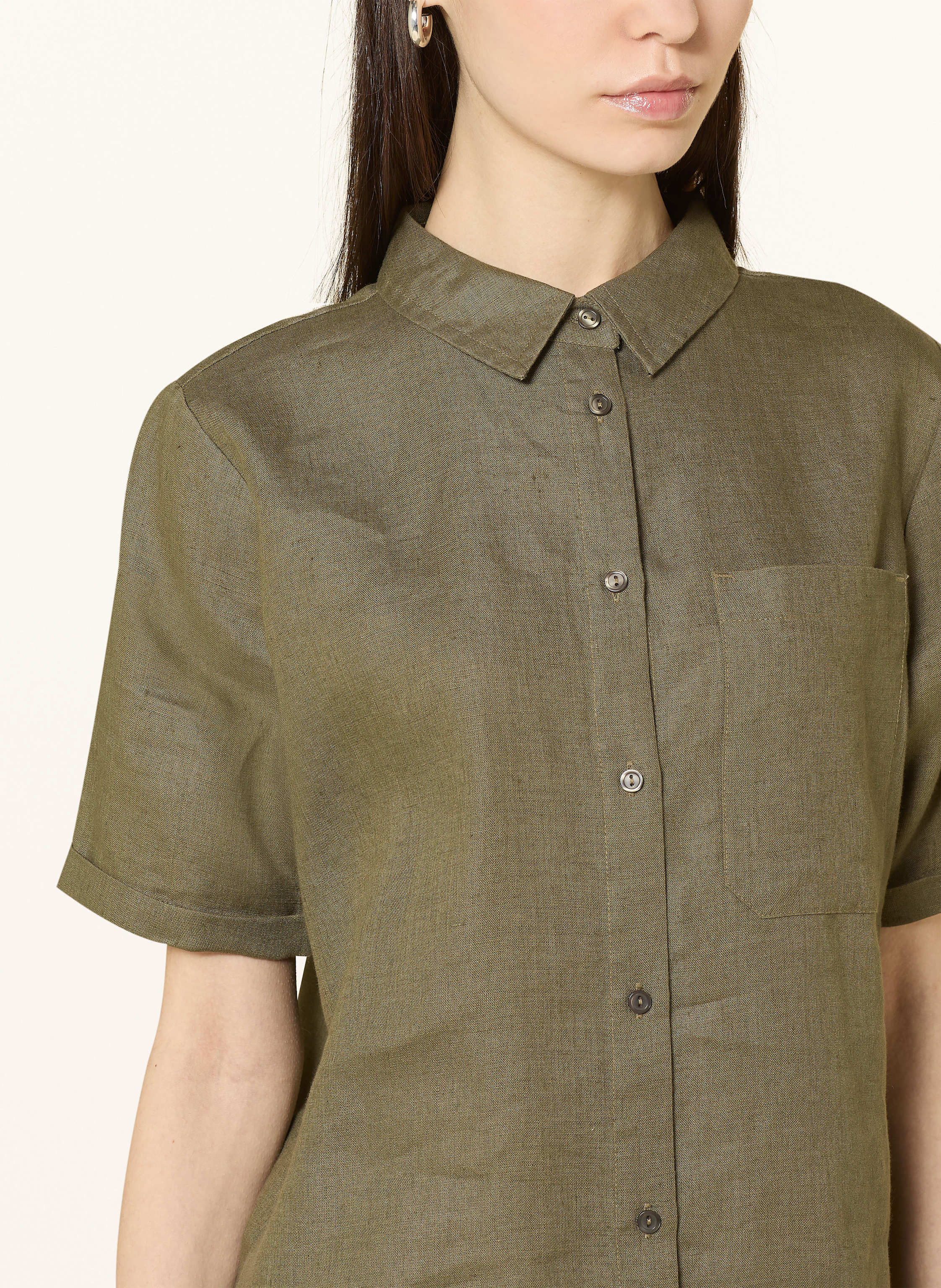 Thumbnail - Lilienfels Hemdbluse Aus Leinen gruen