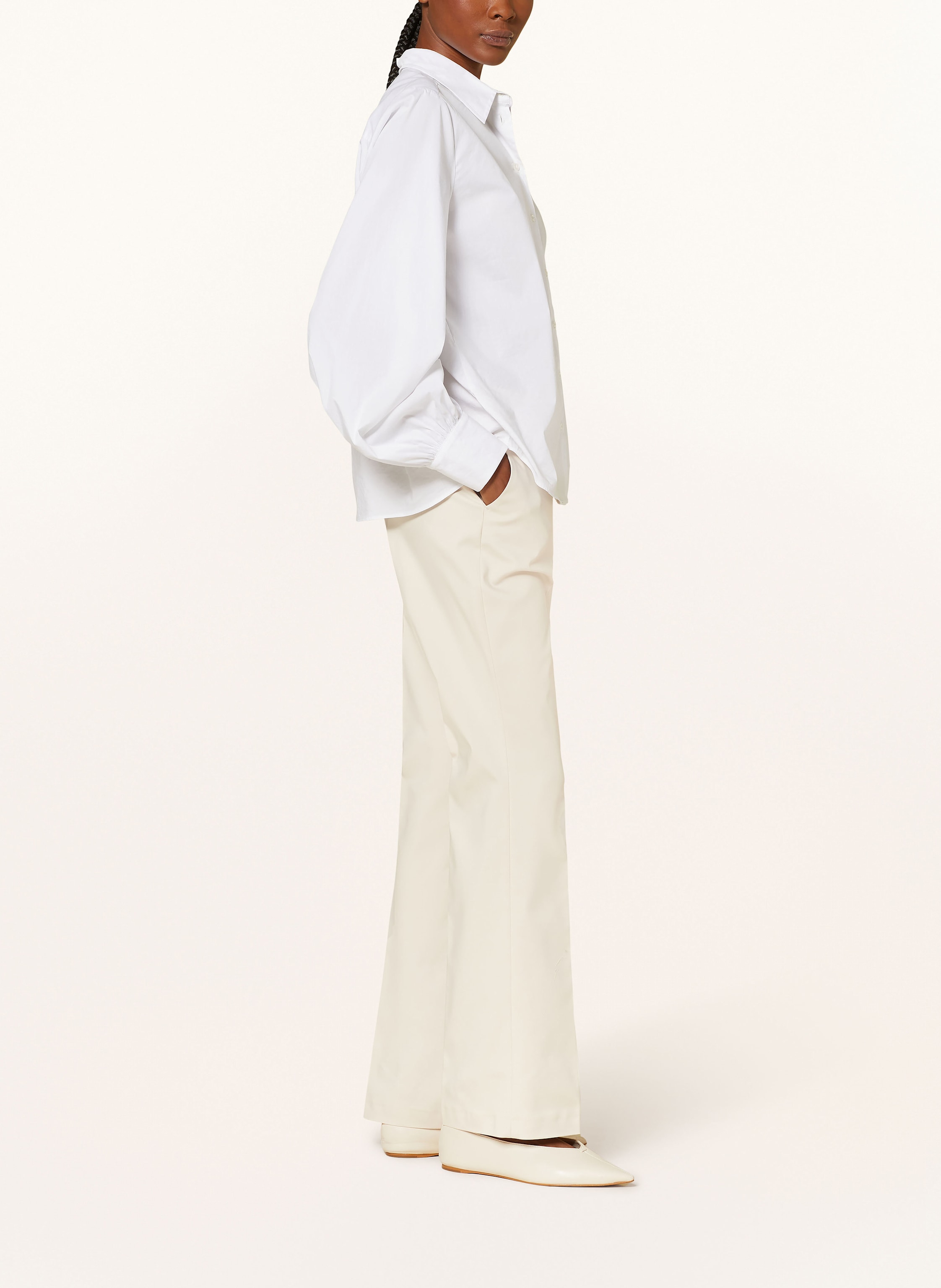 Thumbnail - Lilienfels Bootcut-Hose beige
