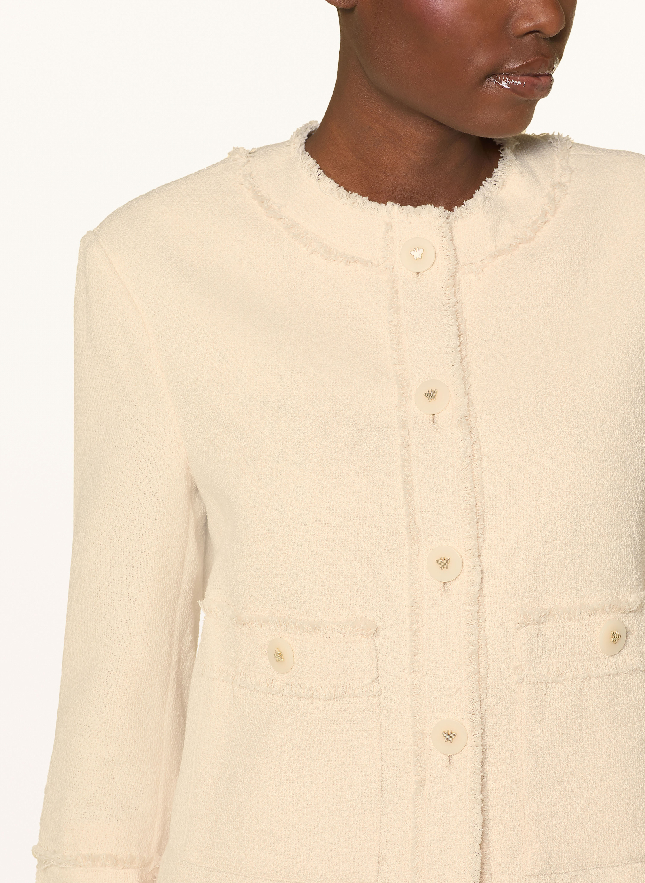 Thumbnail - Lilienfels Tweed-Jacke beige