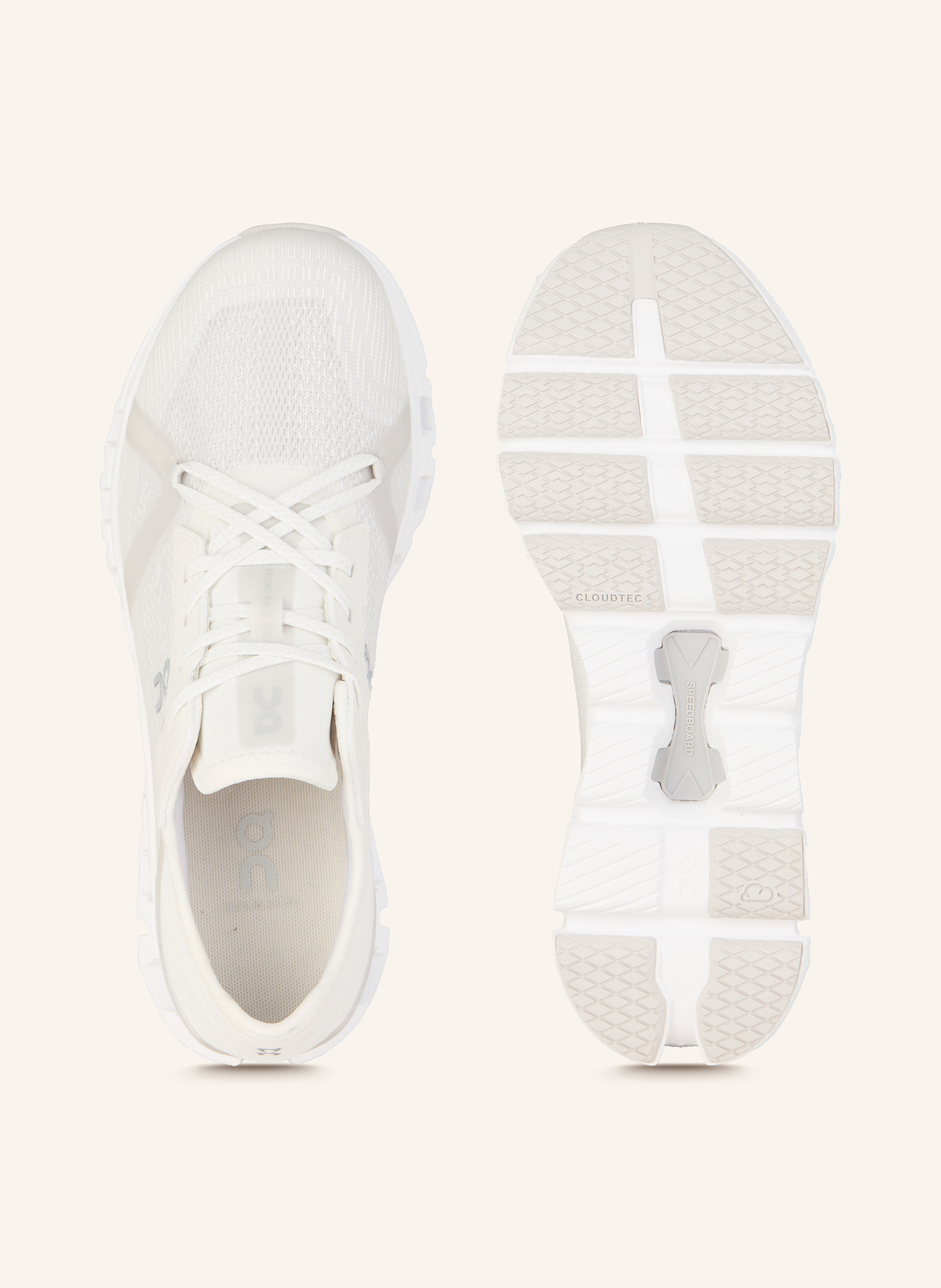 Thumbnail - On Fitnessschuhe Cloud X 4 Ad weiss
