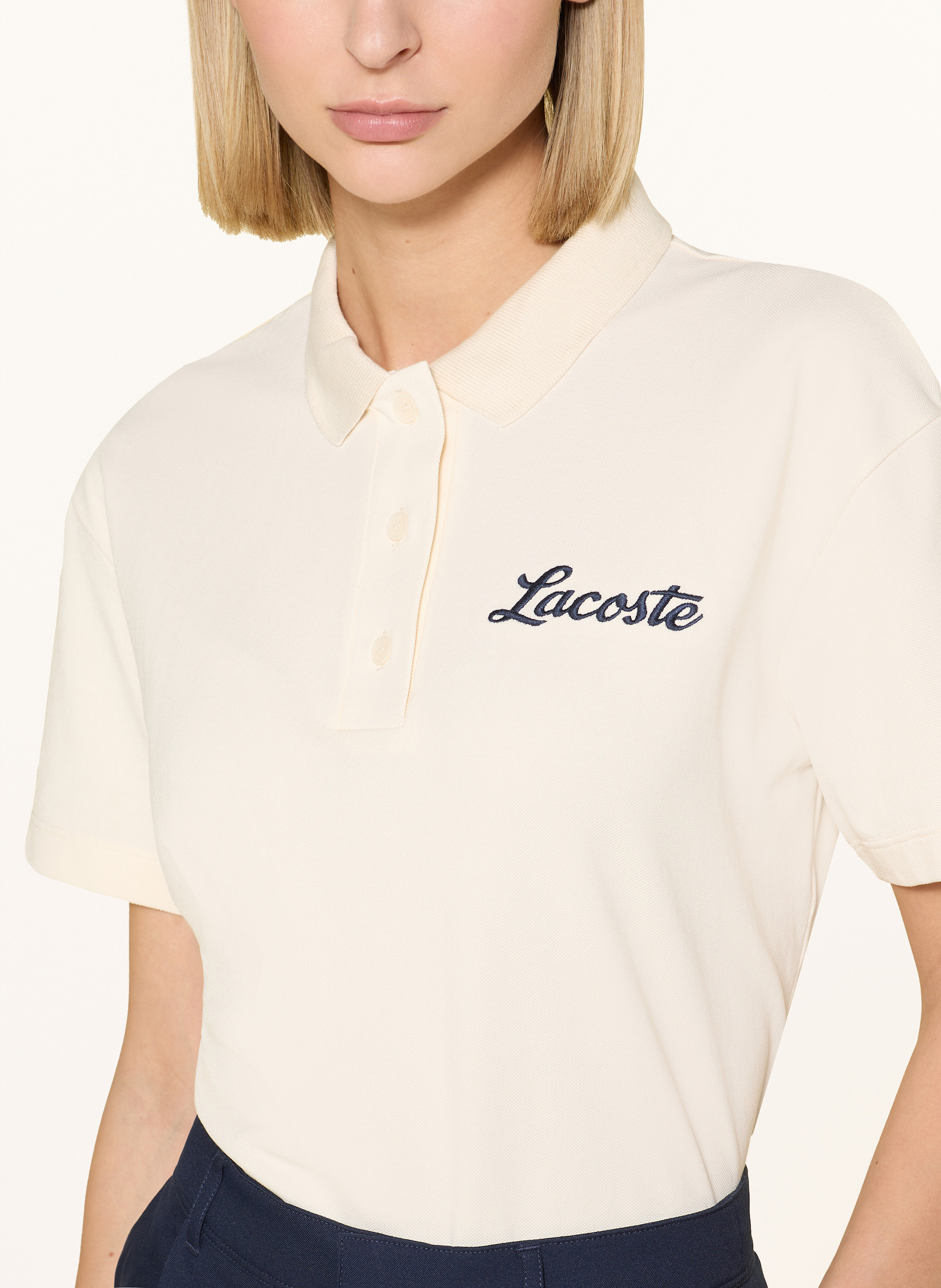 Thumbnail - Lacoste Funktions-Poloshirt weiss