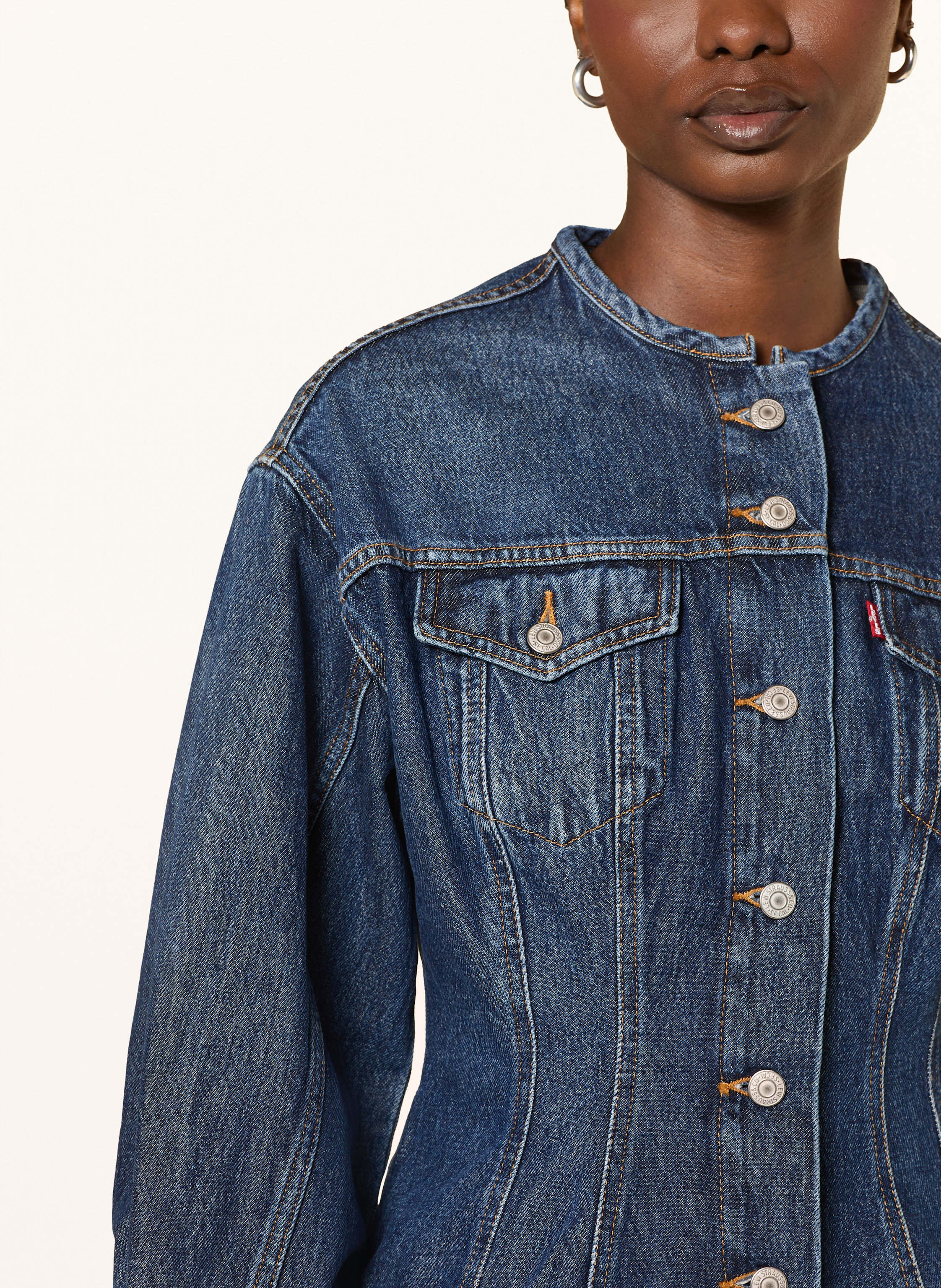 Thumbnail - Levi's® Jeansjacke Sculpted Trucker blau