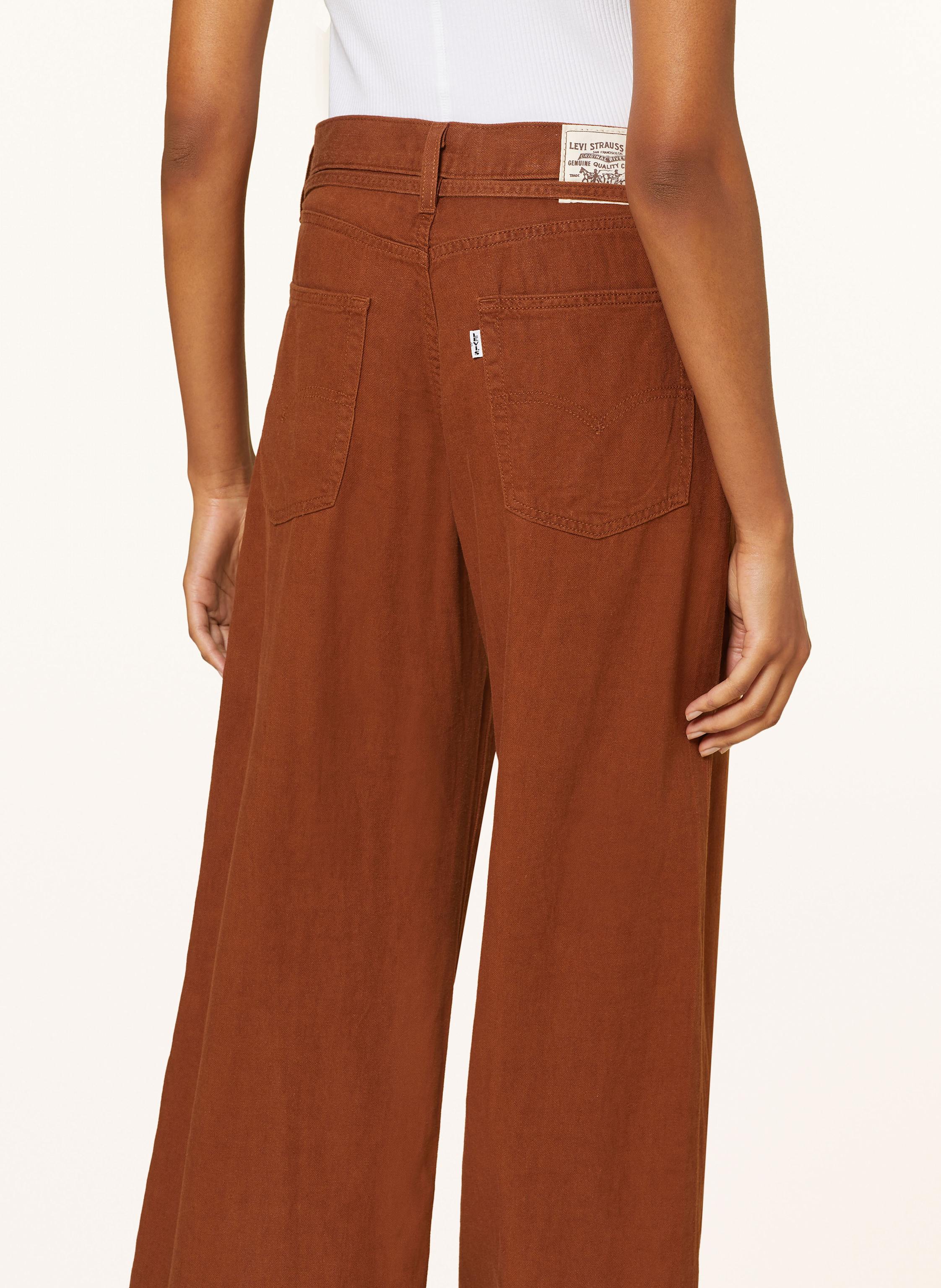 Thumbnail - Levi's® Straight Jeans Sorrel Mit Leinen rot