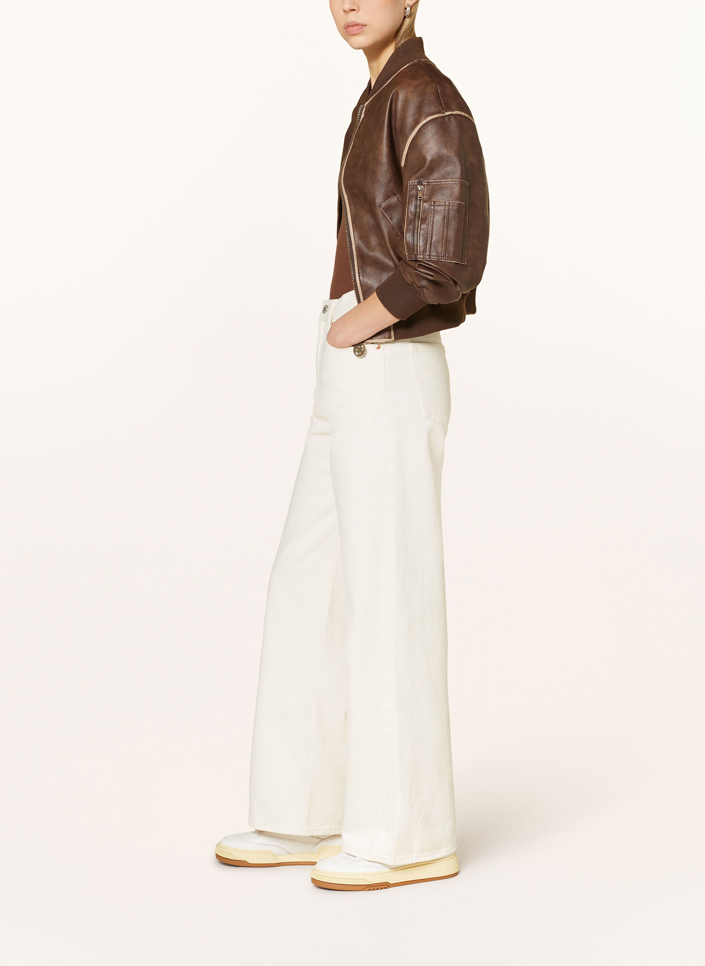 Thumbnail - Levi's® Wide Leg Jeans Ribcage weiss