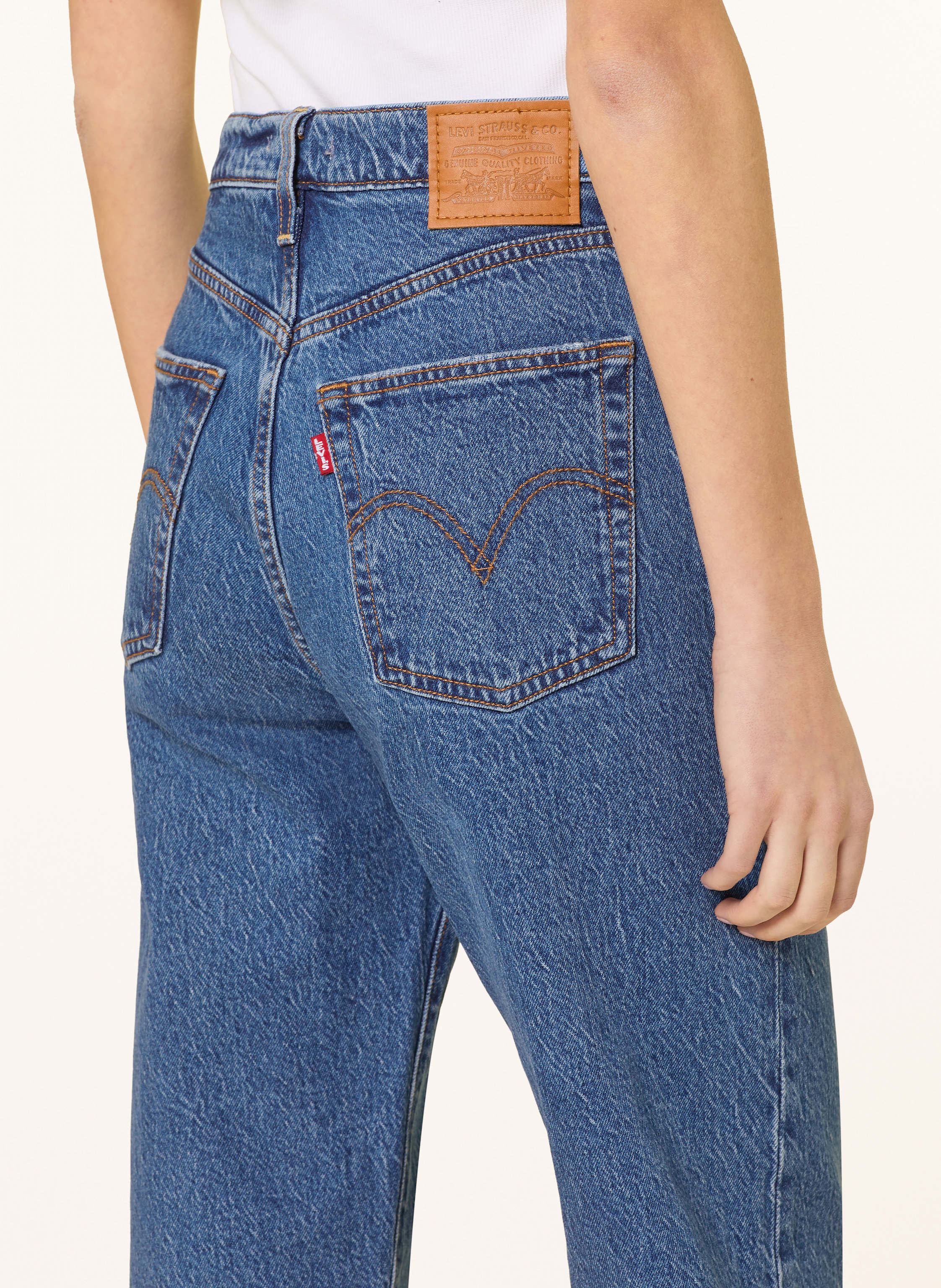 Thumbnail - Levi's® Straight Jeans Ribcage Straight Ankle blau