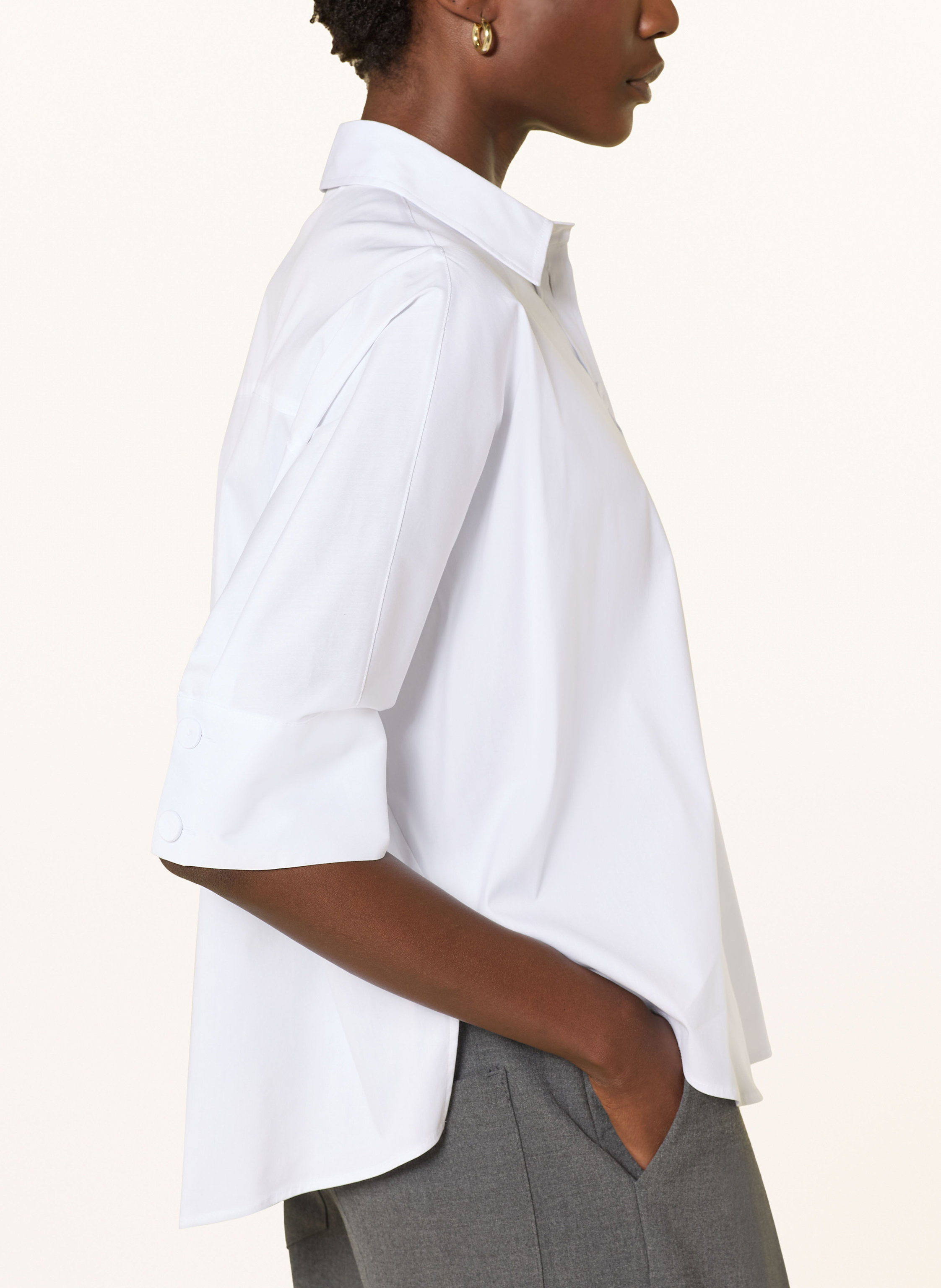 Thumbnail - Windsor. Hemdbluse Mit 3/4-Arm weiss