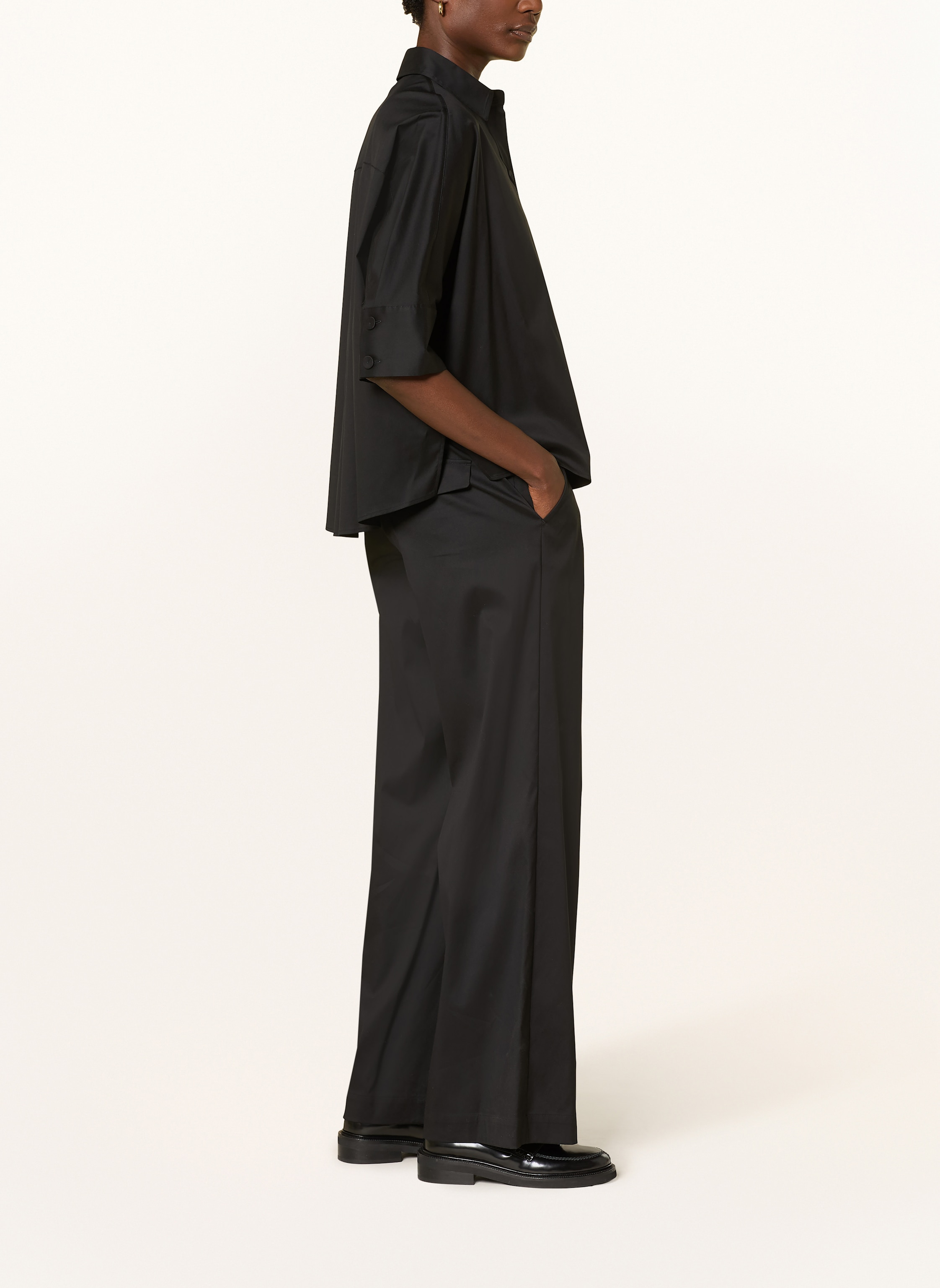 Thumbnail - Windsor. Marlenehose schwarz