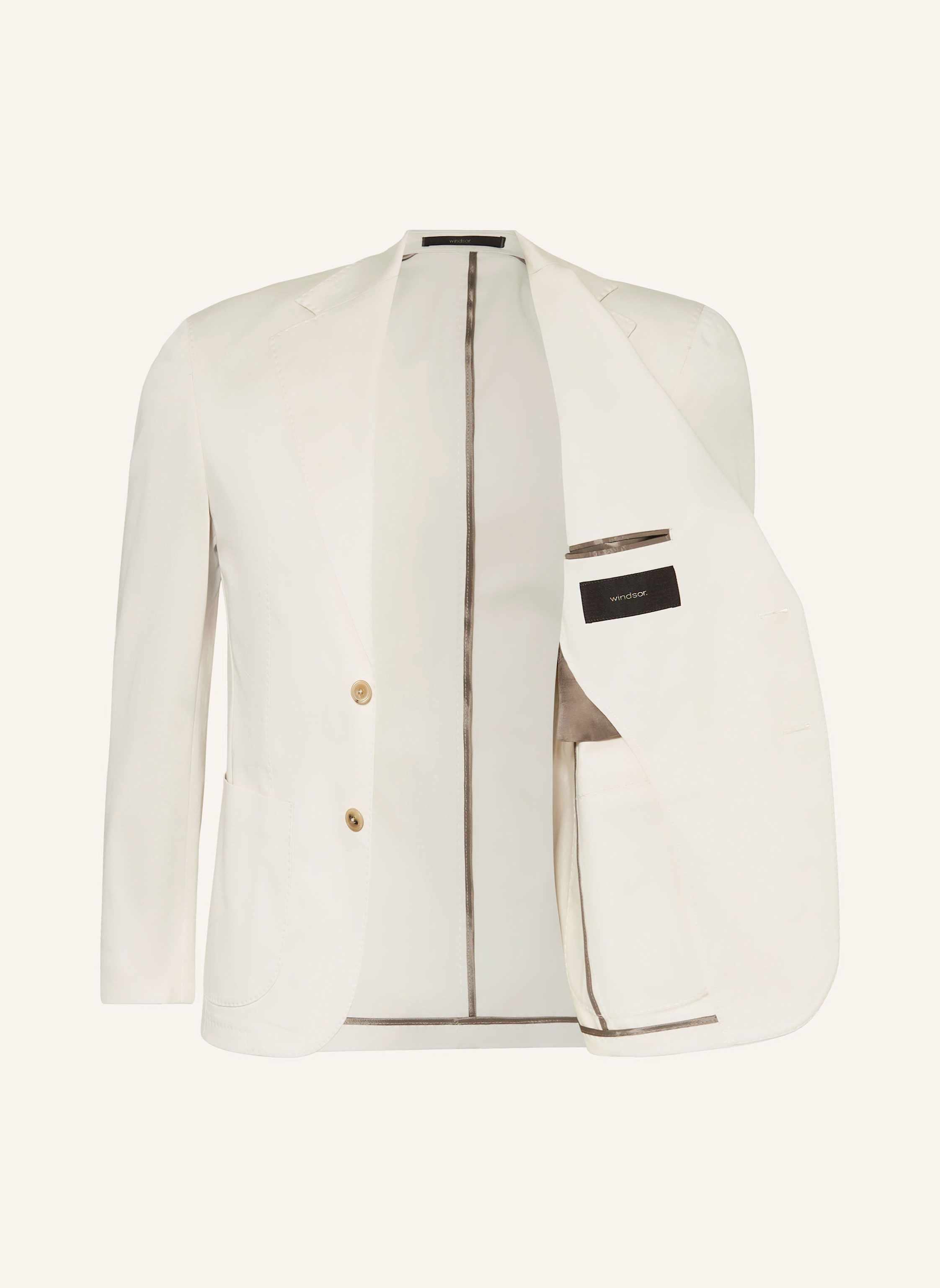 Thumbnail - Windsor. Anzugsakko Giorno Extra Slim Fit weiss