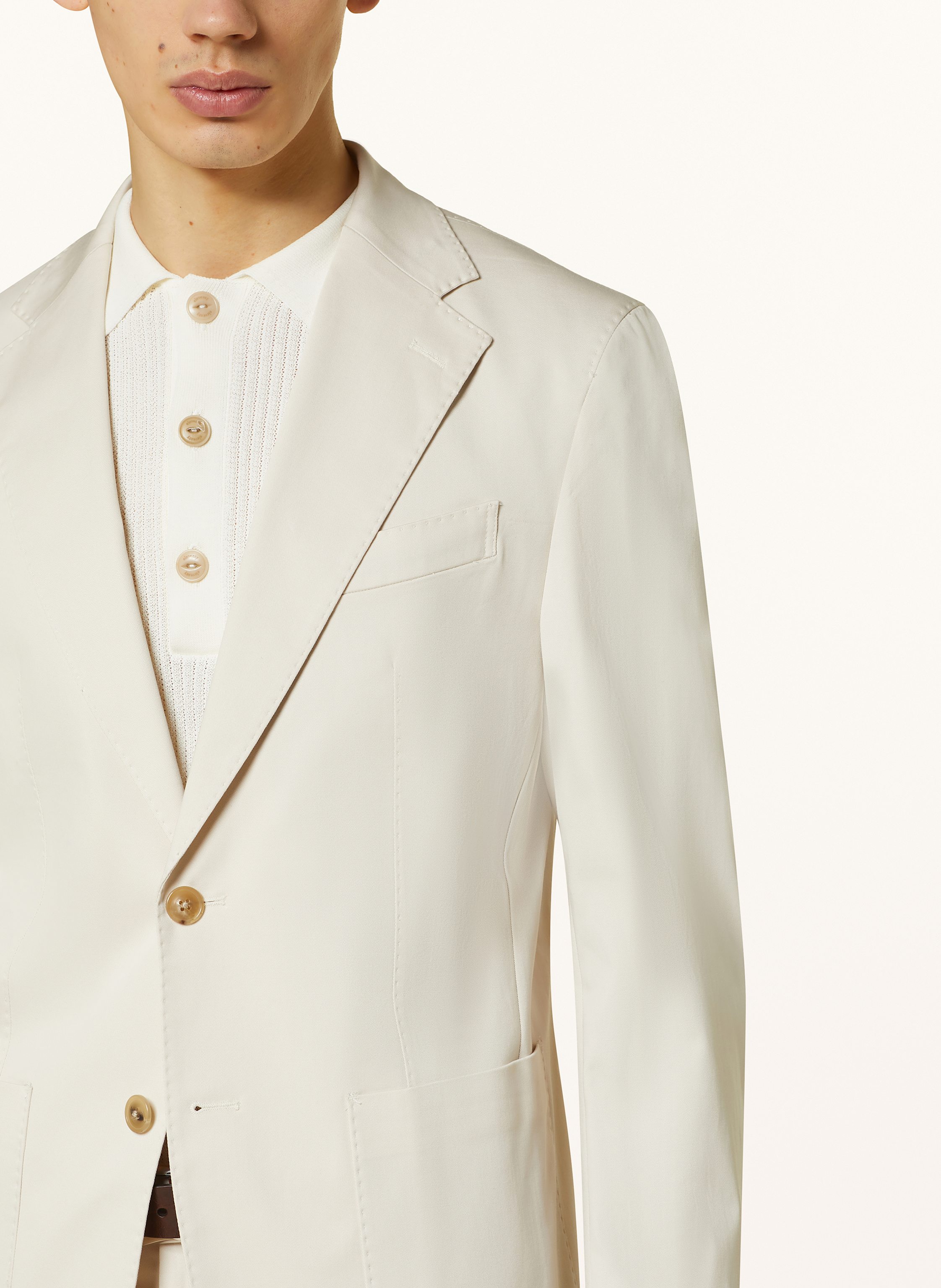 Thumbnail - Windsor. Anzugsakko Giorno Extra Slim Fit weiss