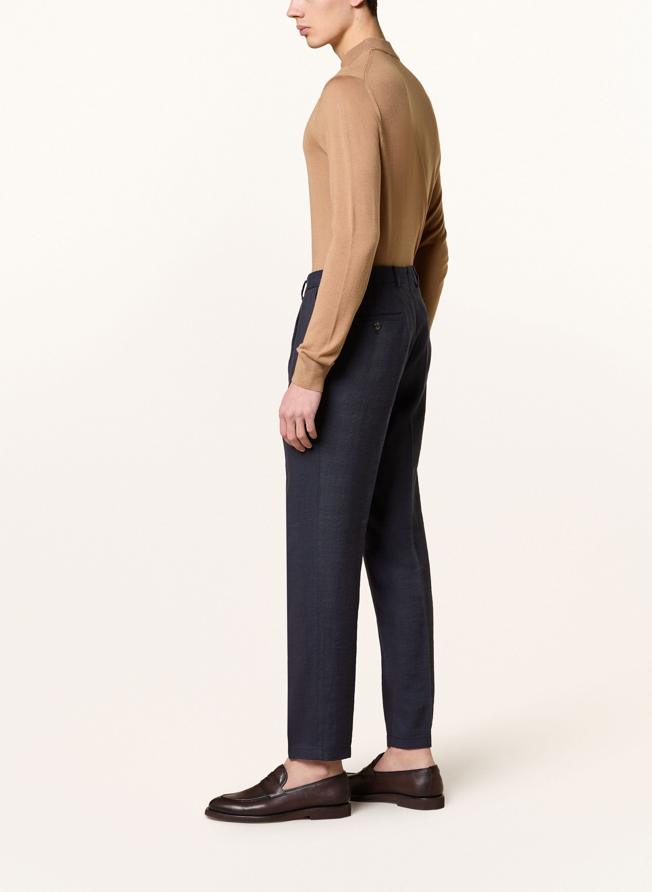 Thumbnail - Windsor. Anzughose Silvi Extra Slim Fit Mit Leinen blau