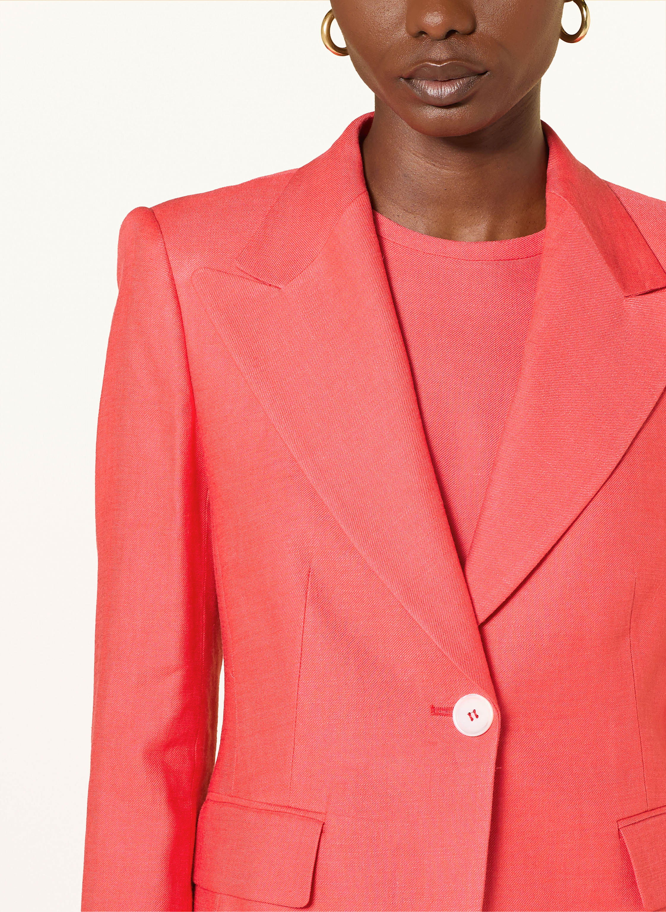 Thumbnail - Windsor. Blazer Mit Leinen rot