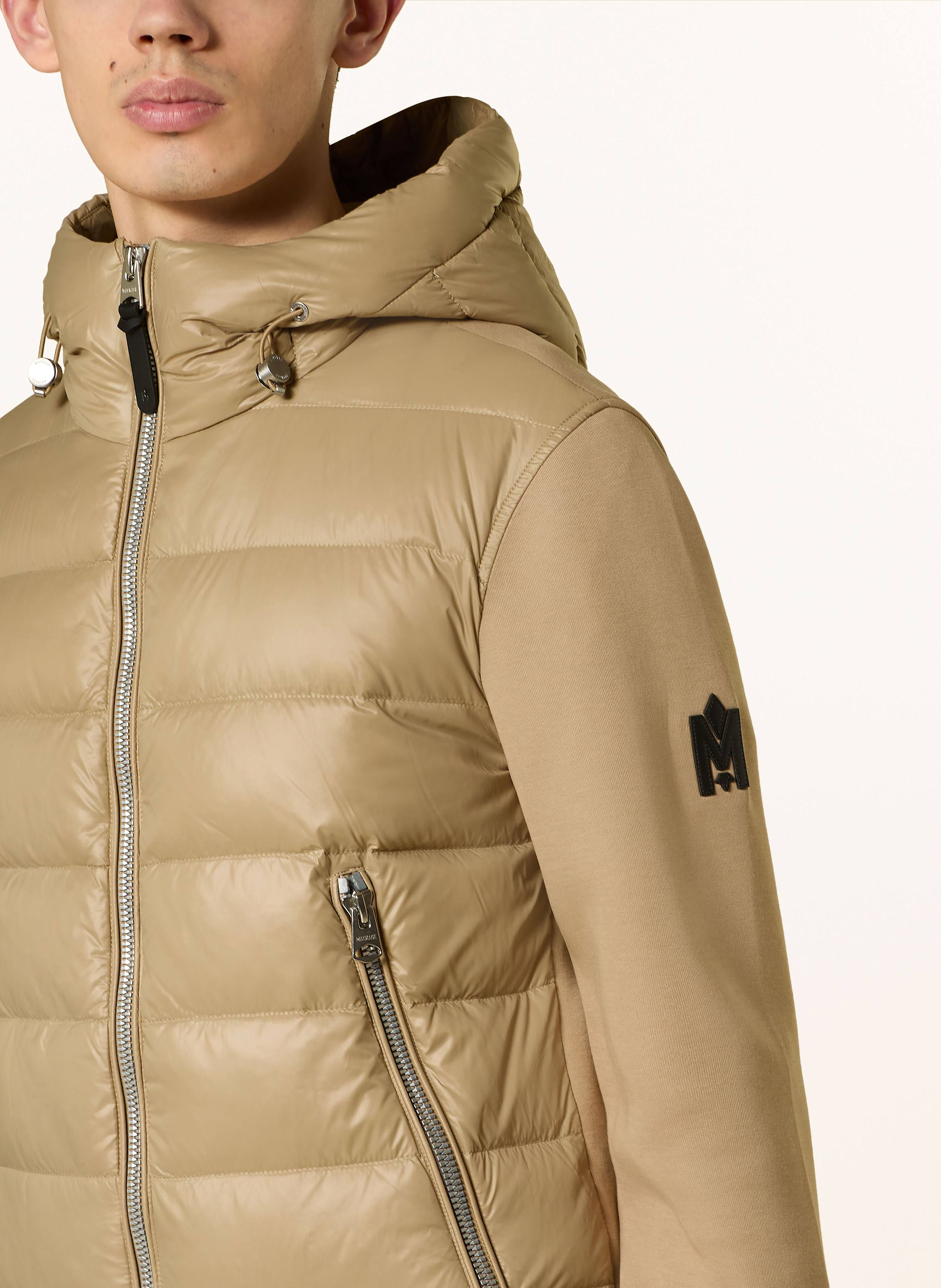 Thumbnail - Mackage Daunenjacke Frank-R Im Materialmix braun