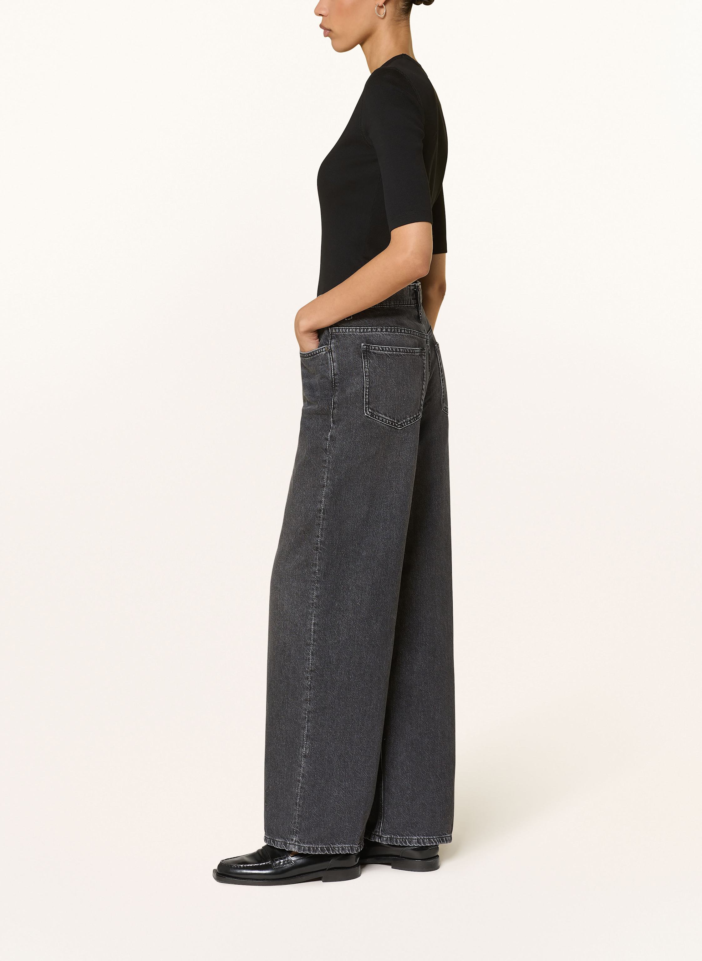Thumbnail - Drykorn Wide Leg Jeans Flung grau