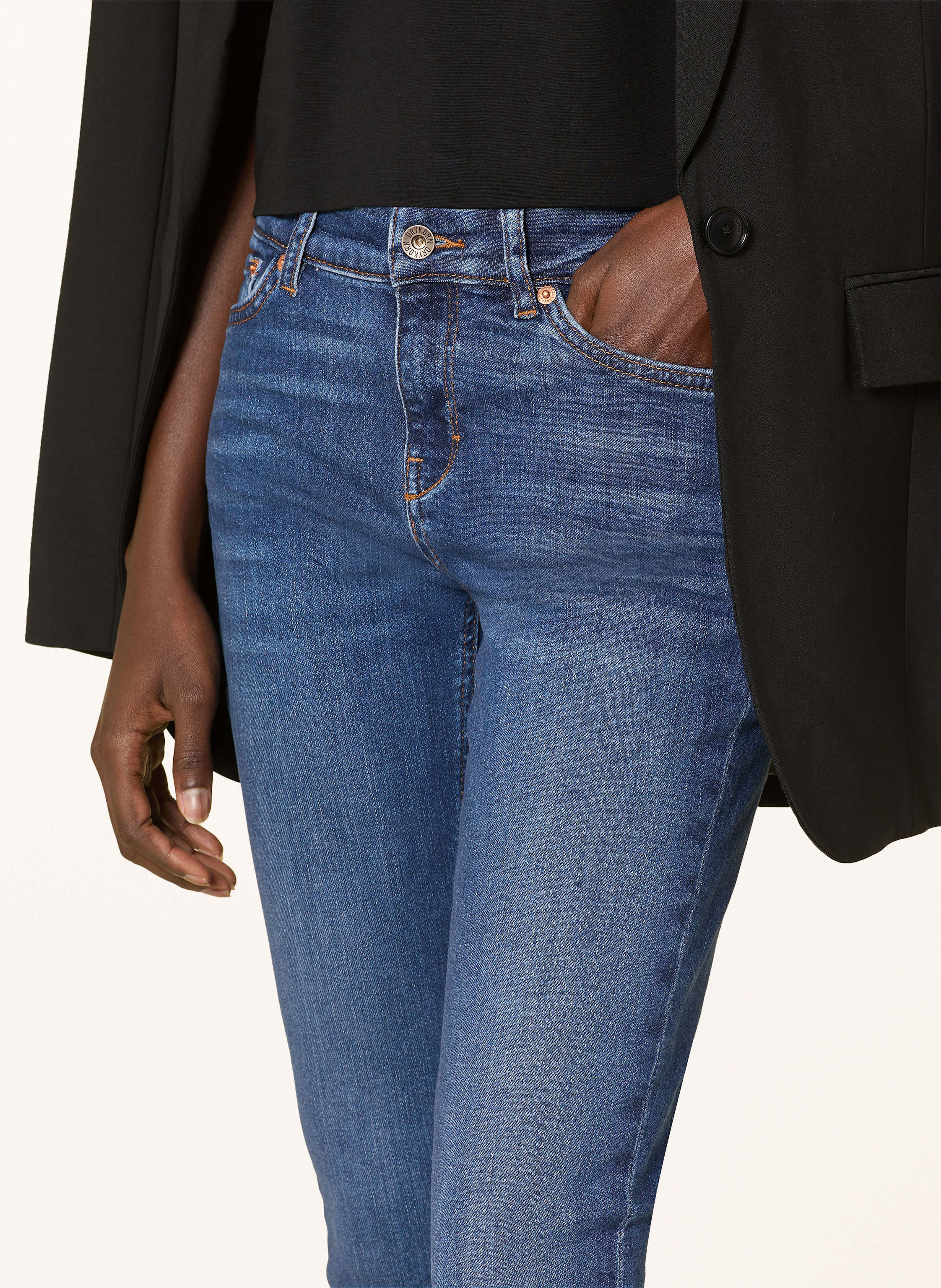 Thumbnail - Drykorn Skinny Jeans Need blau