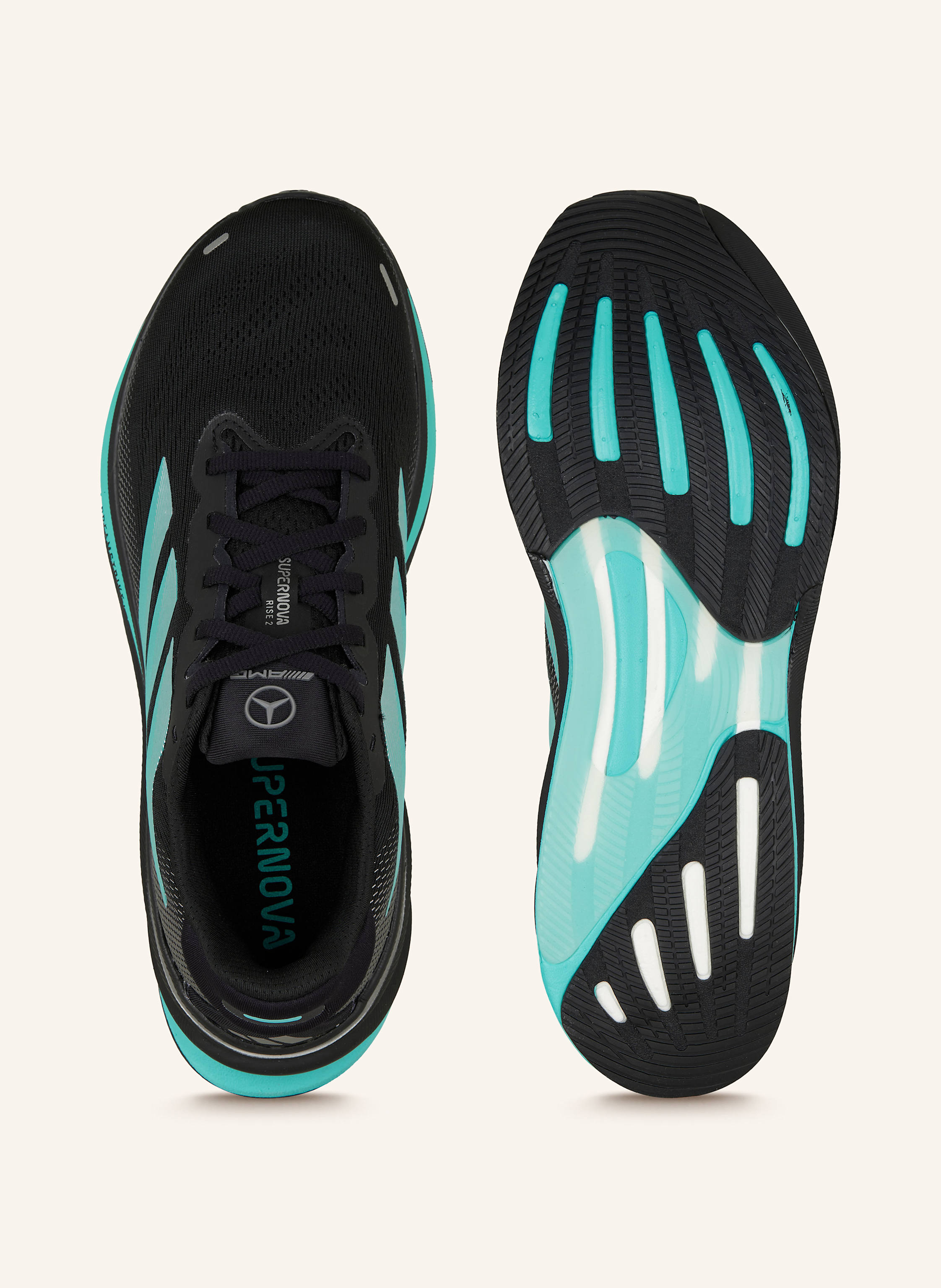 Thumbnail - Adidas Laufschuhe Mercedes - Amg Petronas Formula One Team Supernova Rise 2 schwarz
