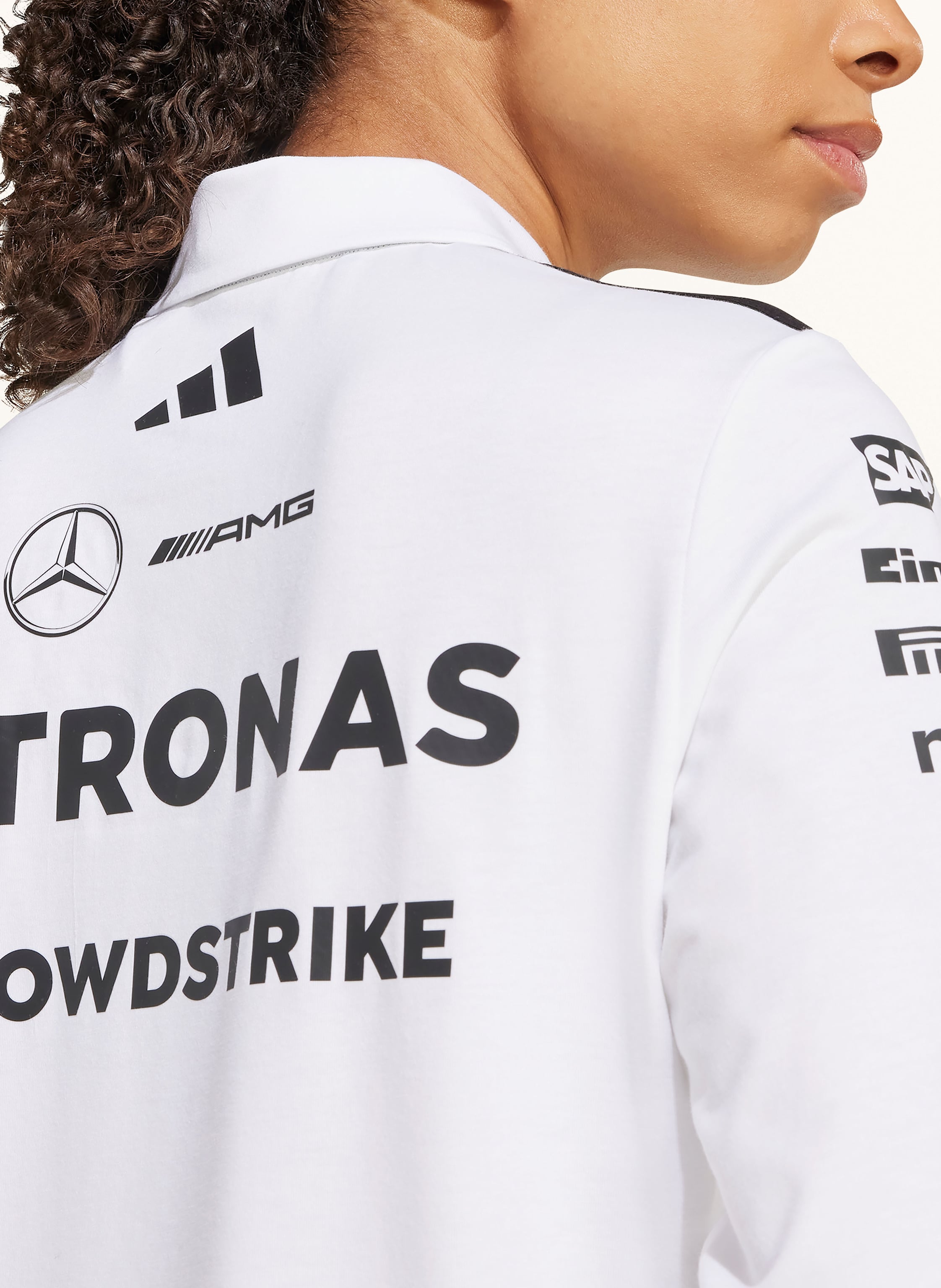 Thumbnail - Adidas Jersey-Poloshirt Mercedes - Amg Petronas Formula One Team weiss