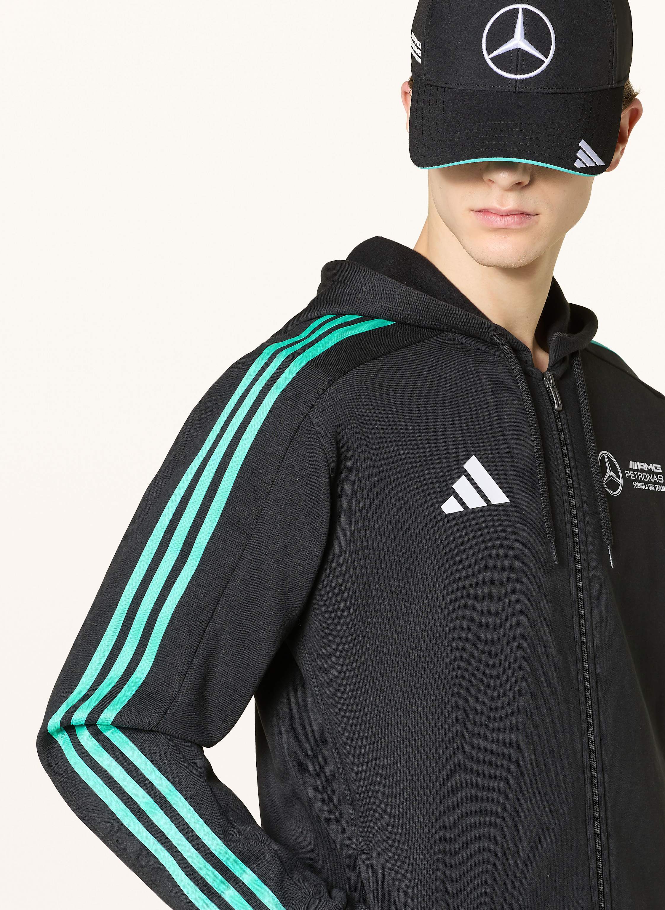 Thumbnail - Adidas Sweatjacke Mercedes - Amg Petronas Formula One Team Dna schwarz