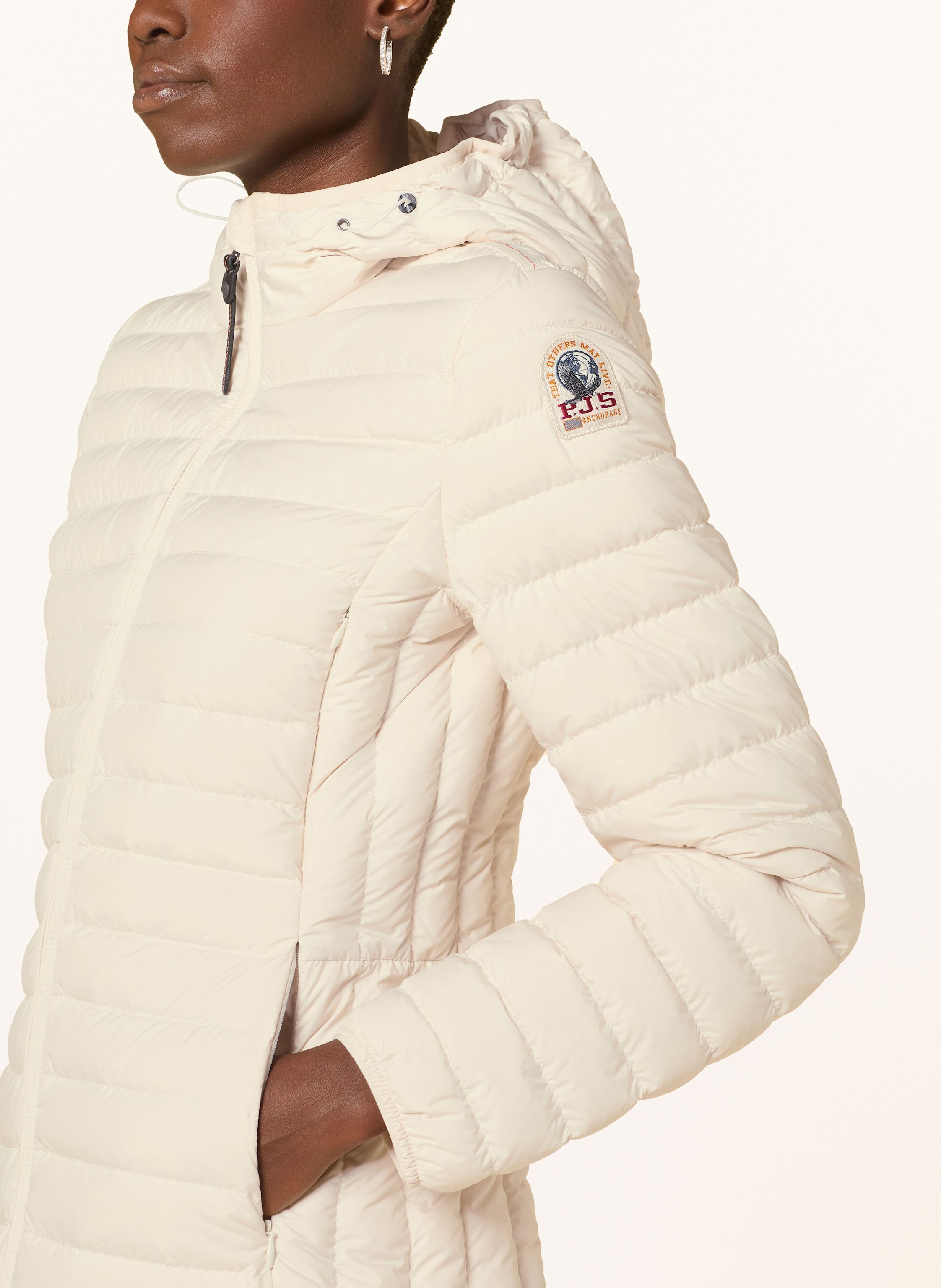 Thumbnail - Parajumpers Daunenmantel Irene weiss