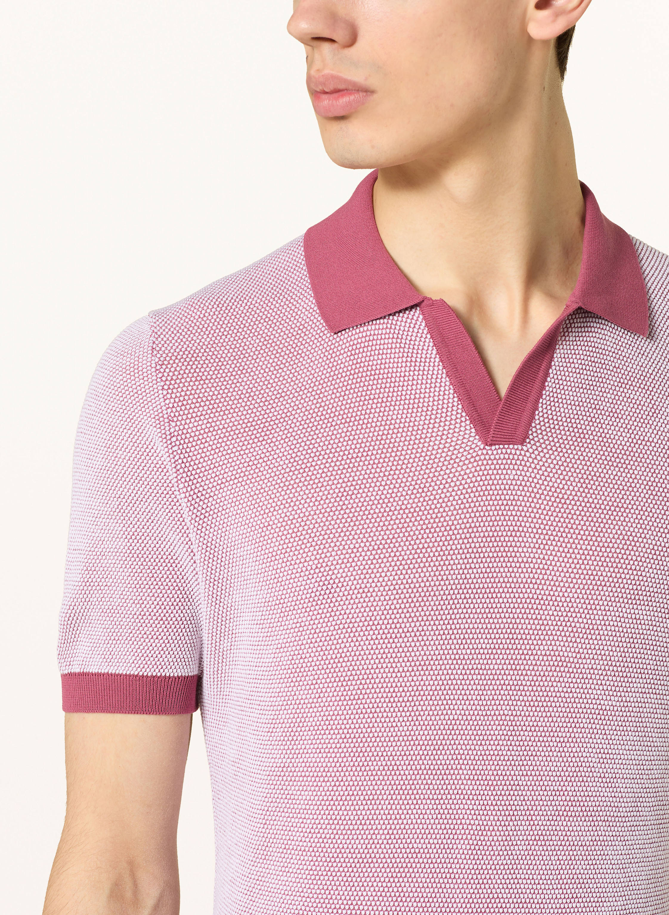 Thumbnail - Gran Sasso Piqué-Poloshirt rot