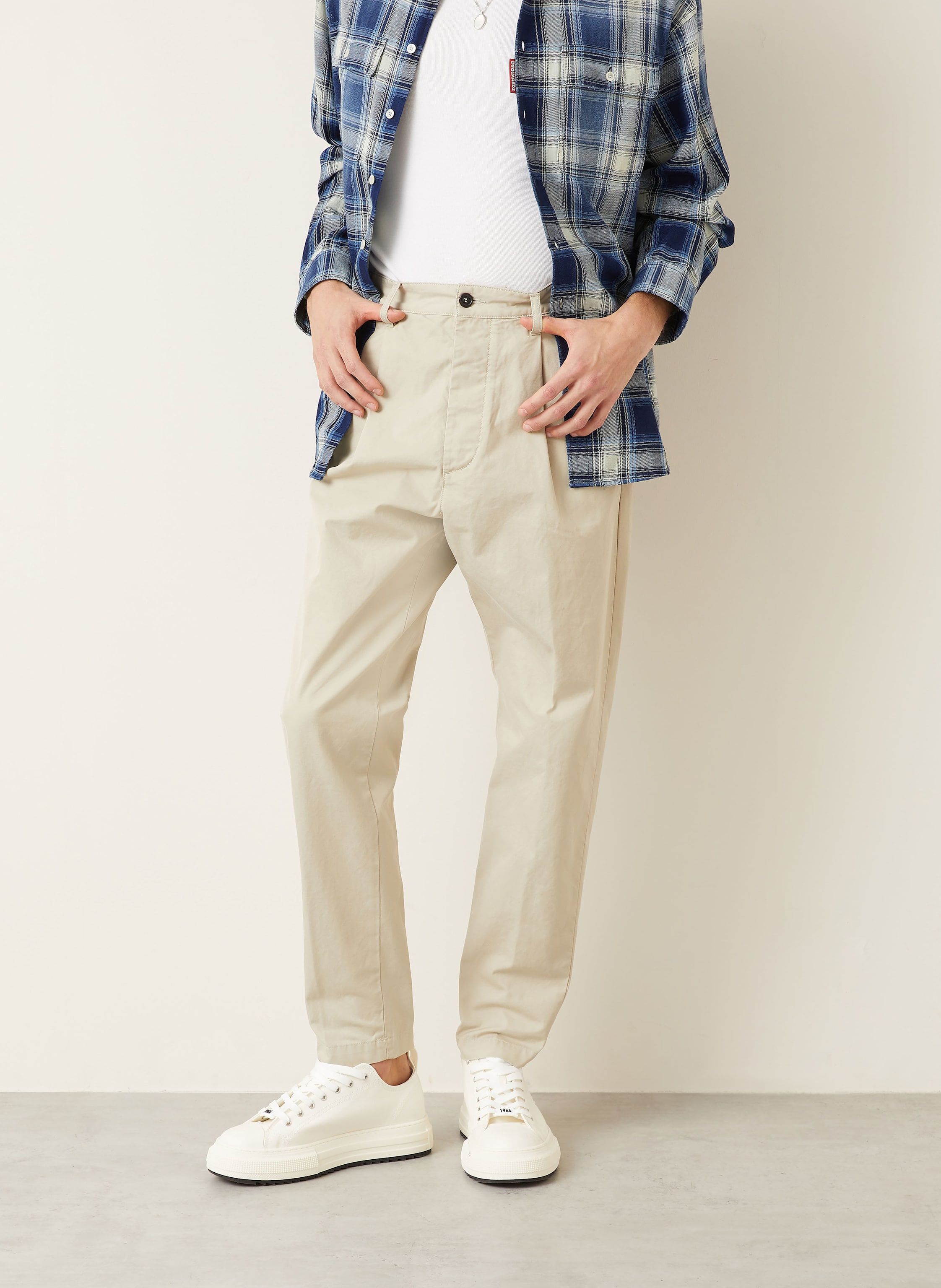 Thumbnail - dsquared2 Chino Extra Slim Fit beige