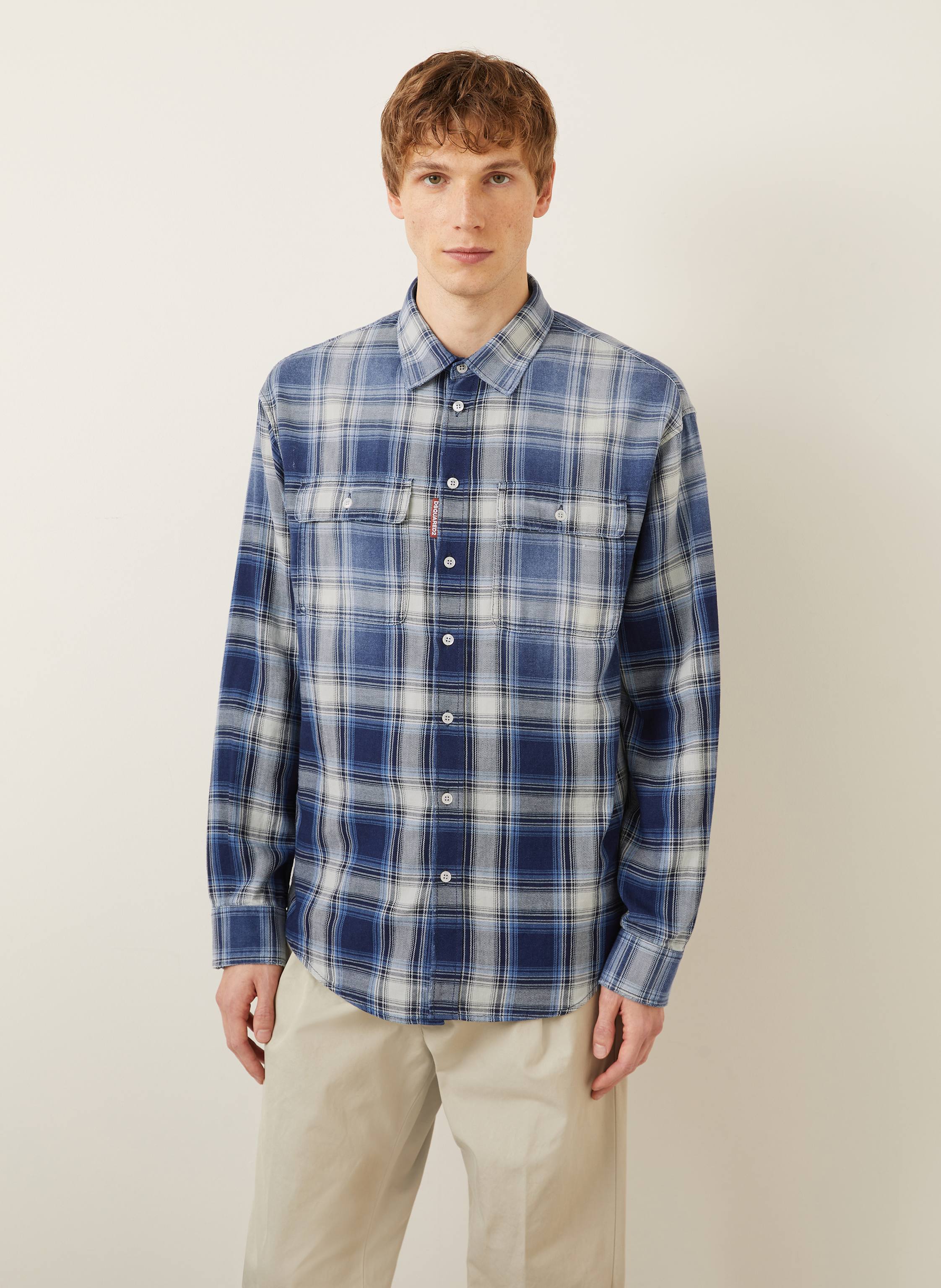 Thumbnail - dsquared2 Hemd Regular Fit blau