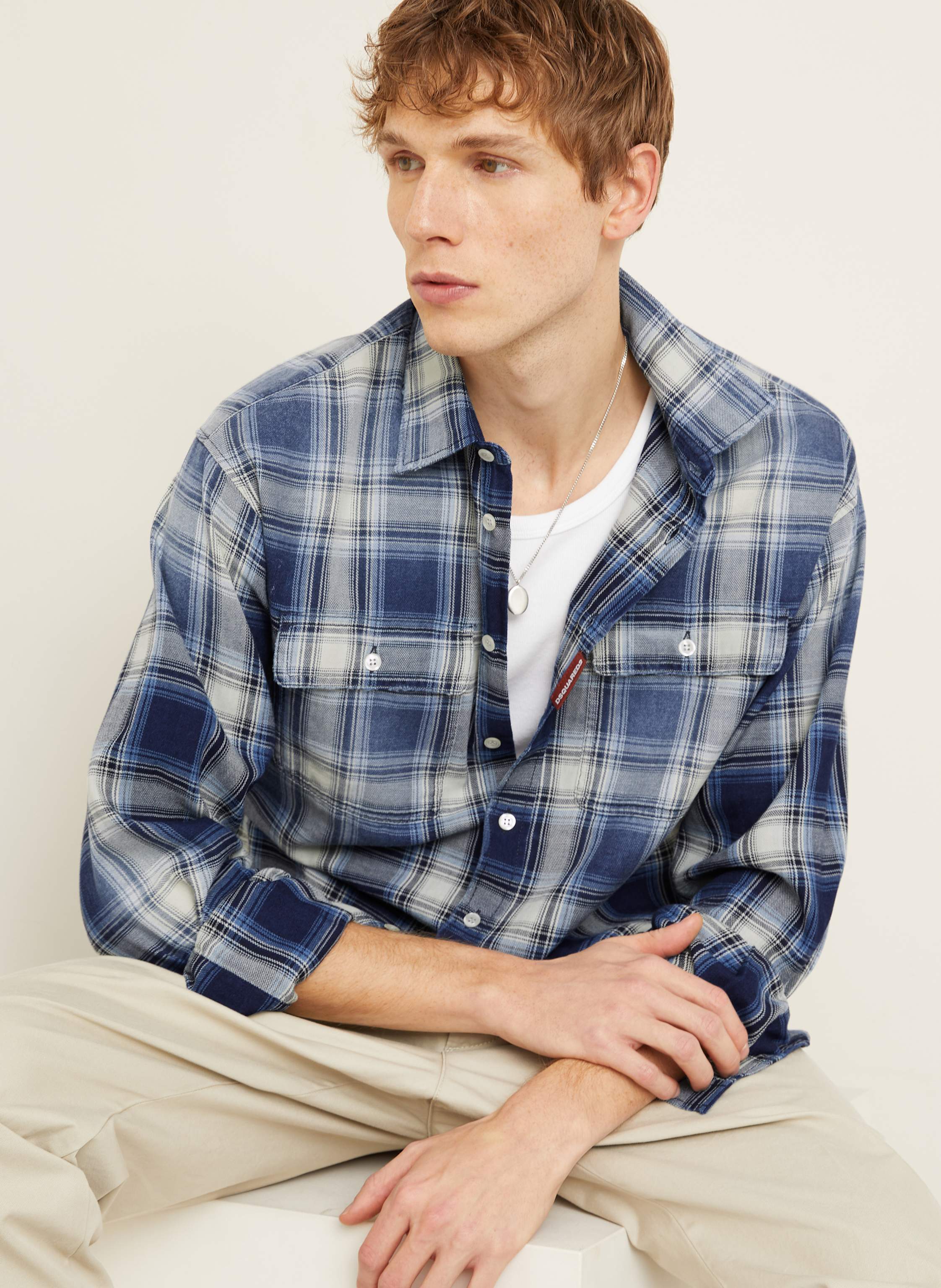 Thumbnail - dsquared2 Hemd Regular Fit blau