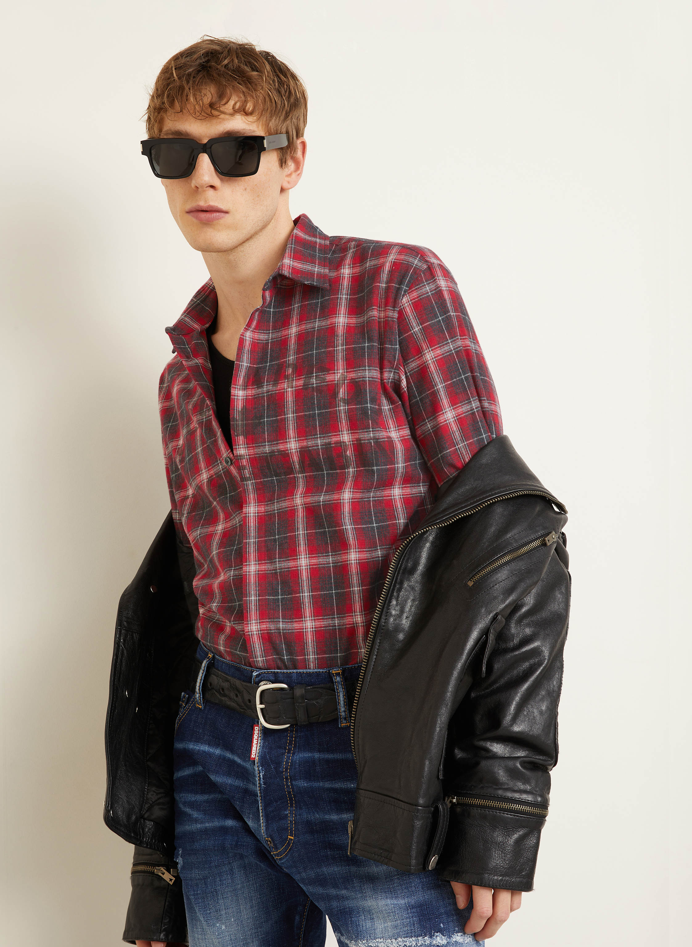 Thumbnail - dsquared2 Hemd Slim Fit rot