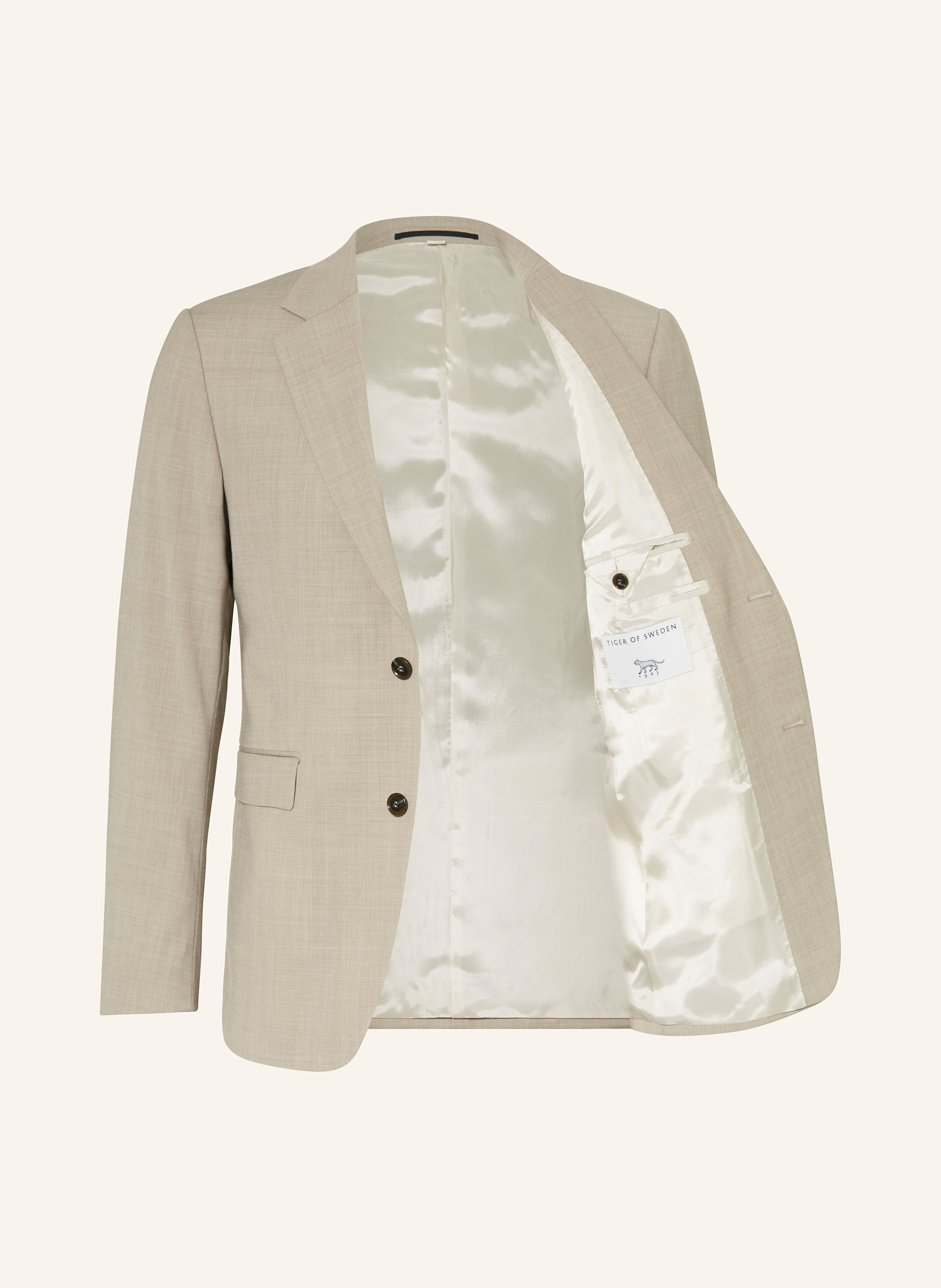 Thumbnail - Tiger Of Sweden Anzugssakko Justin Extra Slim Fit beige
