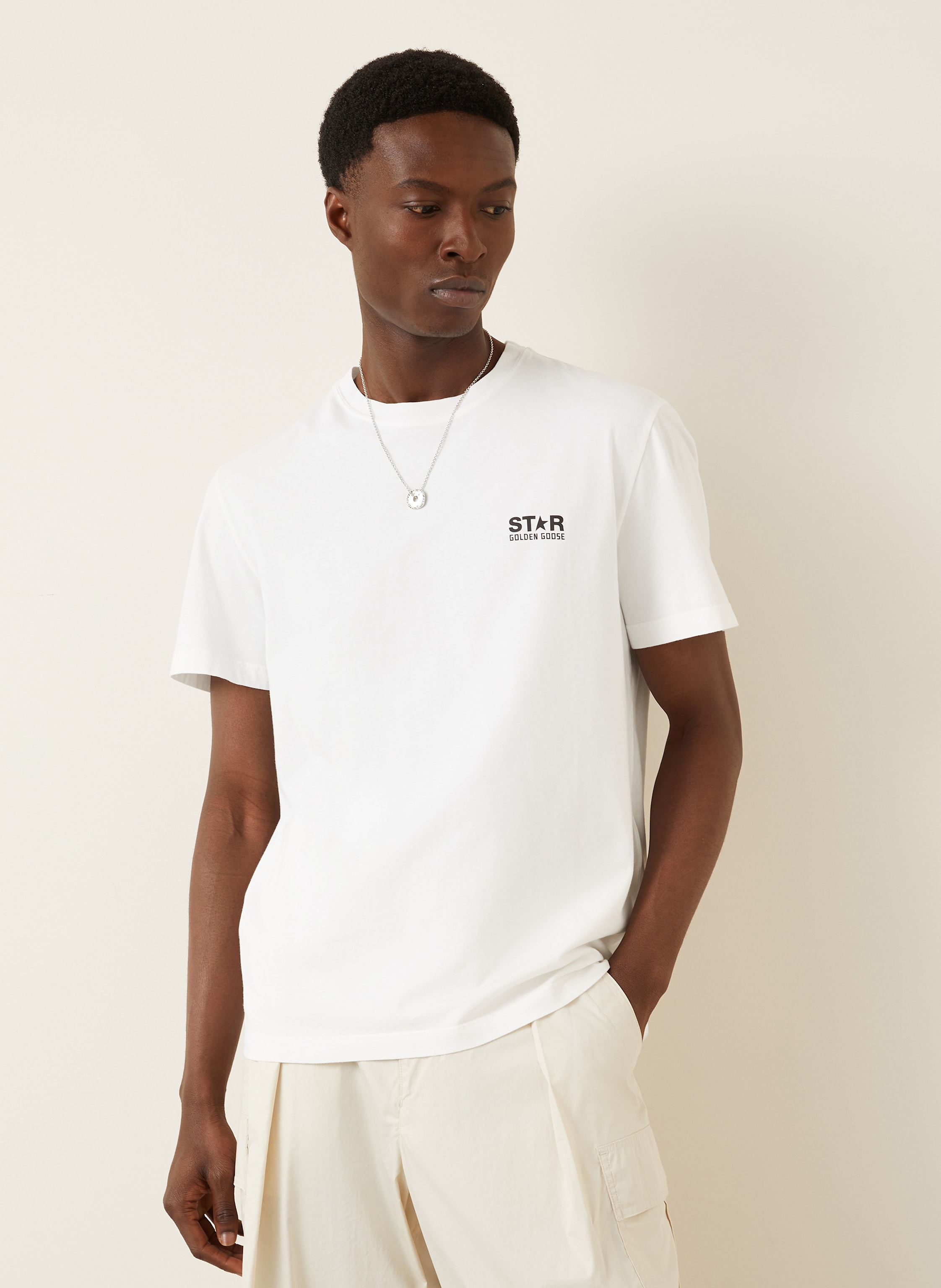 Thumbnail - Golden Goose T-Shirt Star weiss