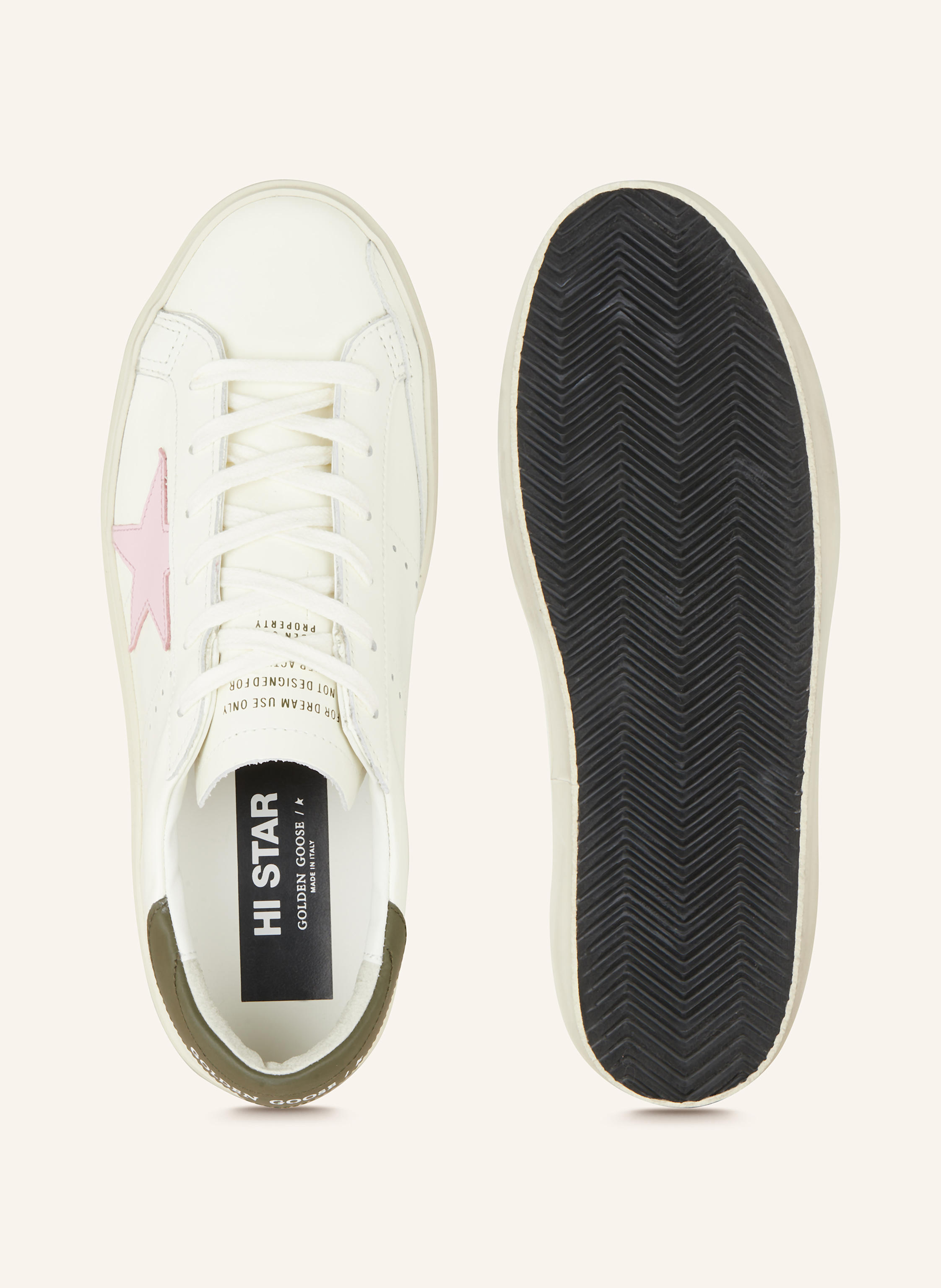 Thumbnail - Golden Goose Sneaker Hi Star weiss