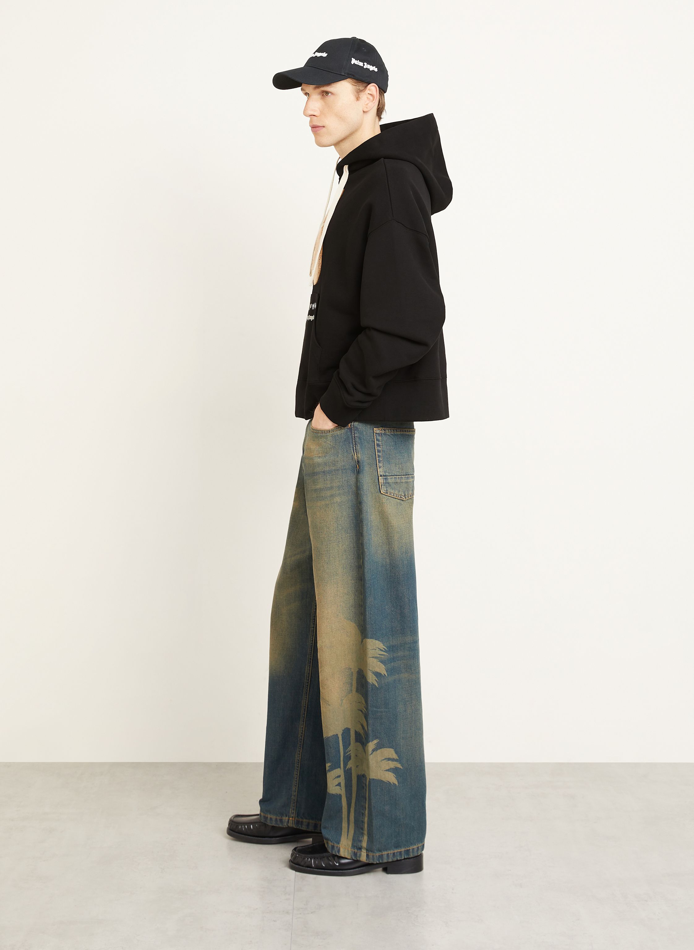 Thumbnail - Palm Angels Hoodie schwarz