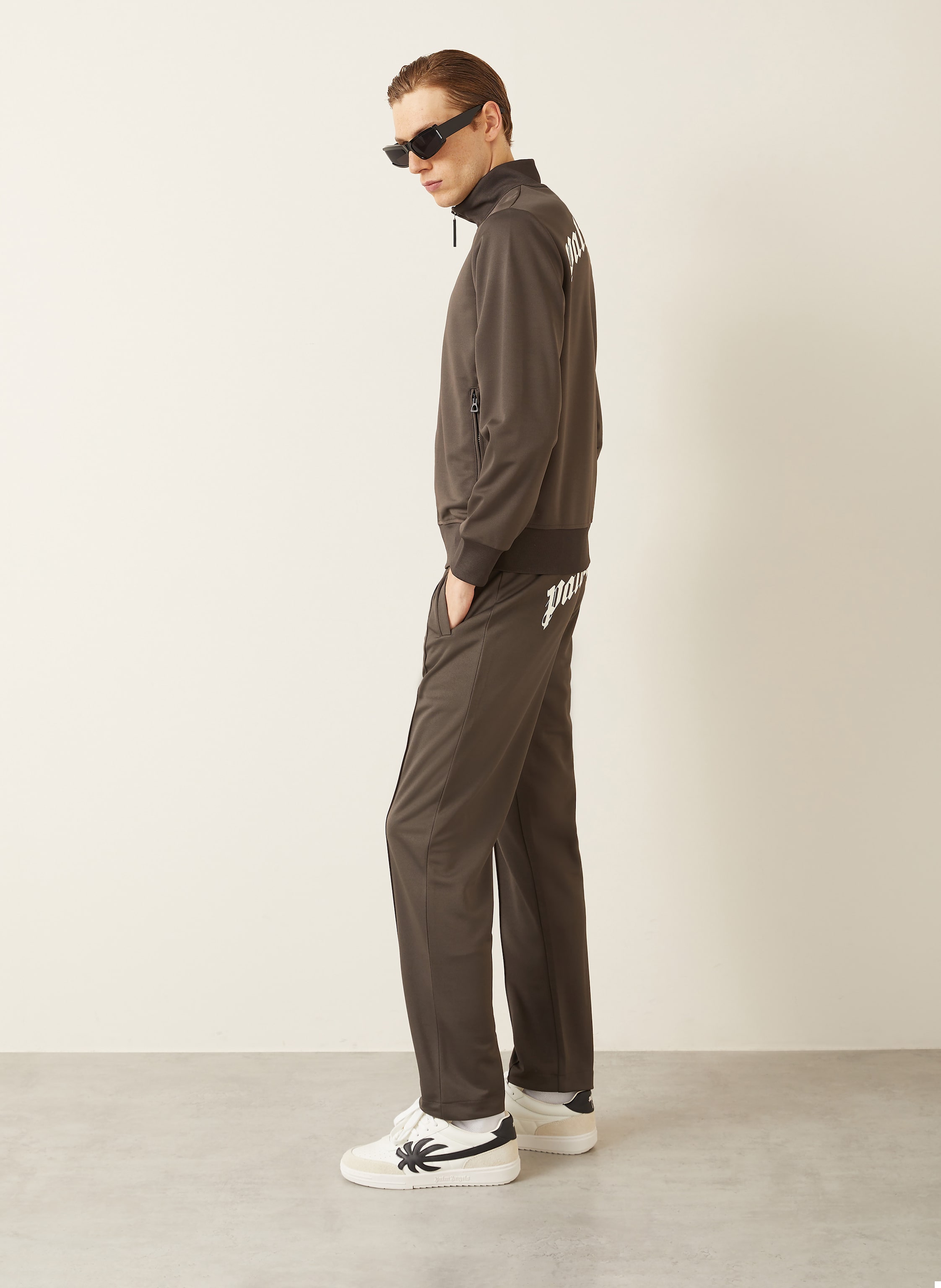 Thumbnail - Palm Angels Hose Im Jogging-Stil Slim Fit braun
