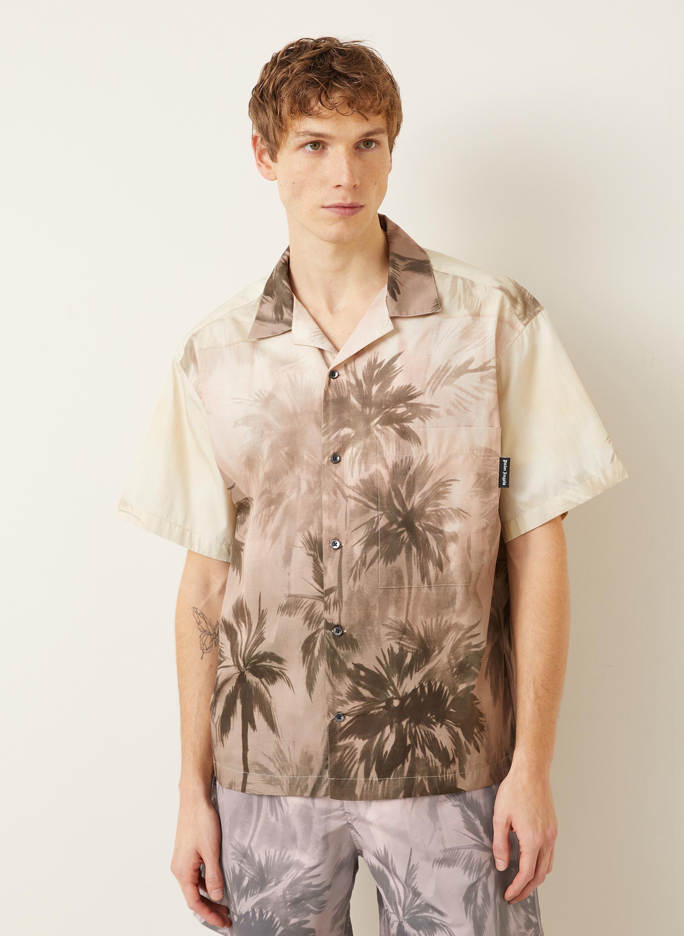 Thumbnail - Palm Angels Resorthemd Comfort Fit beige