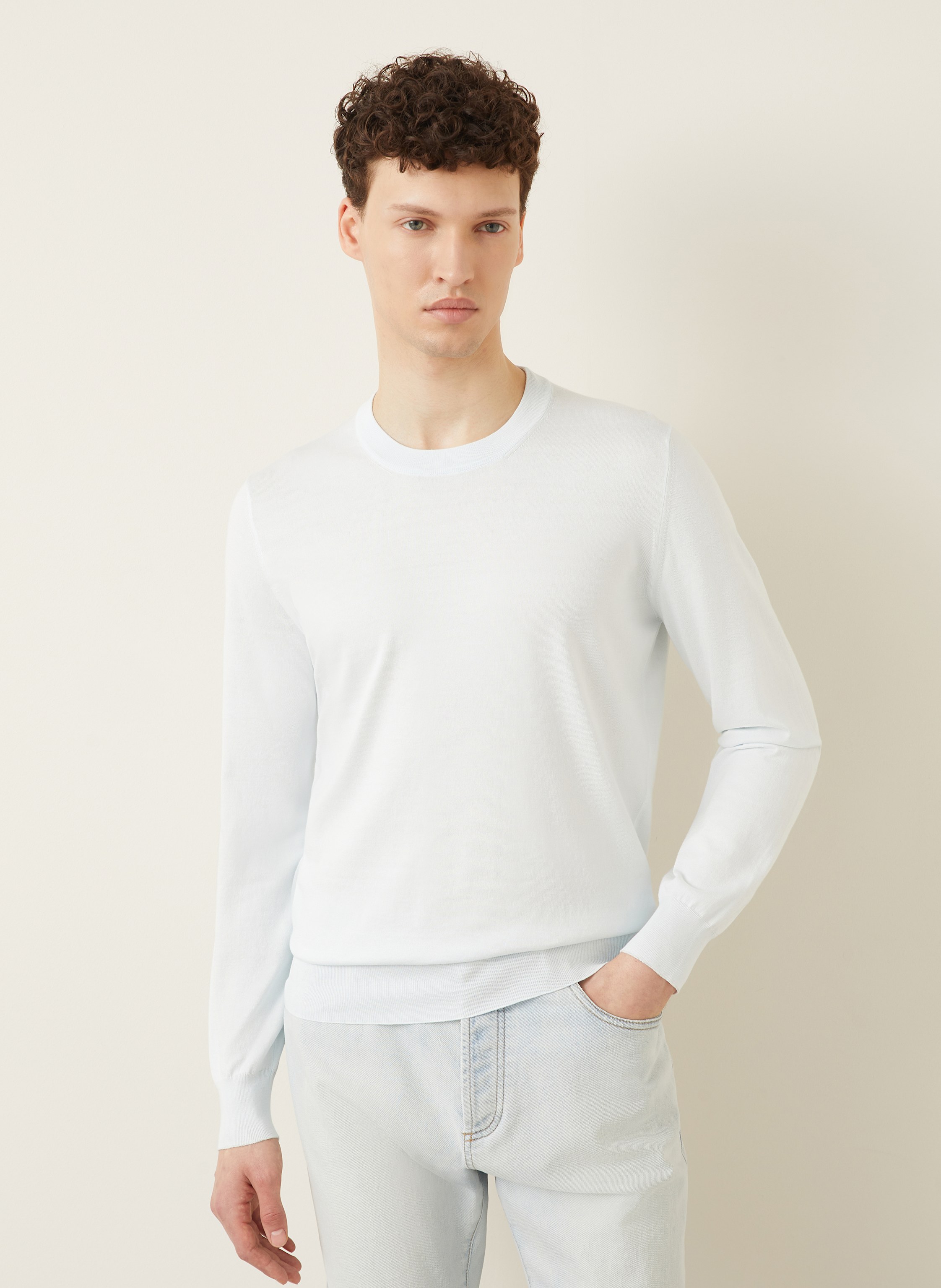Thumbnail - Brunello Cucinelli Pullover blau