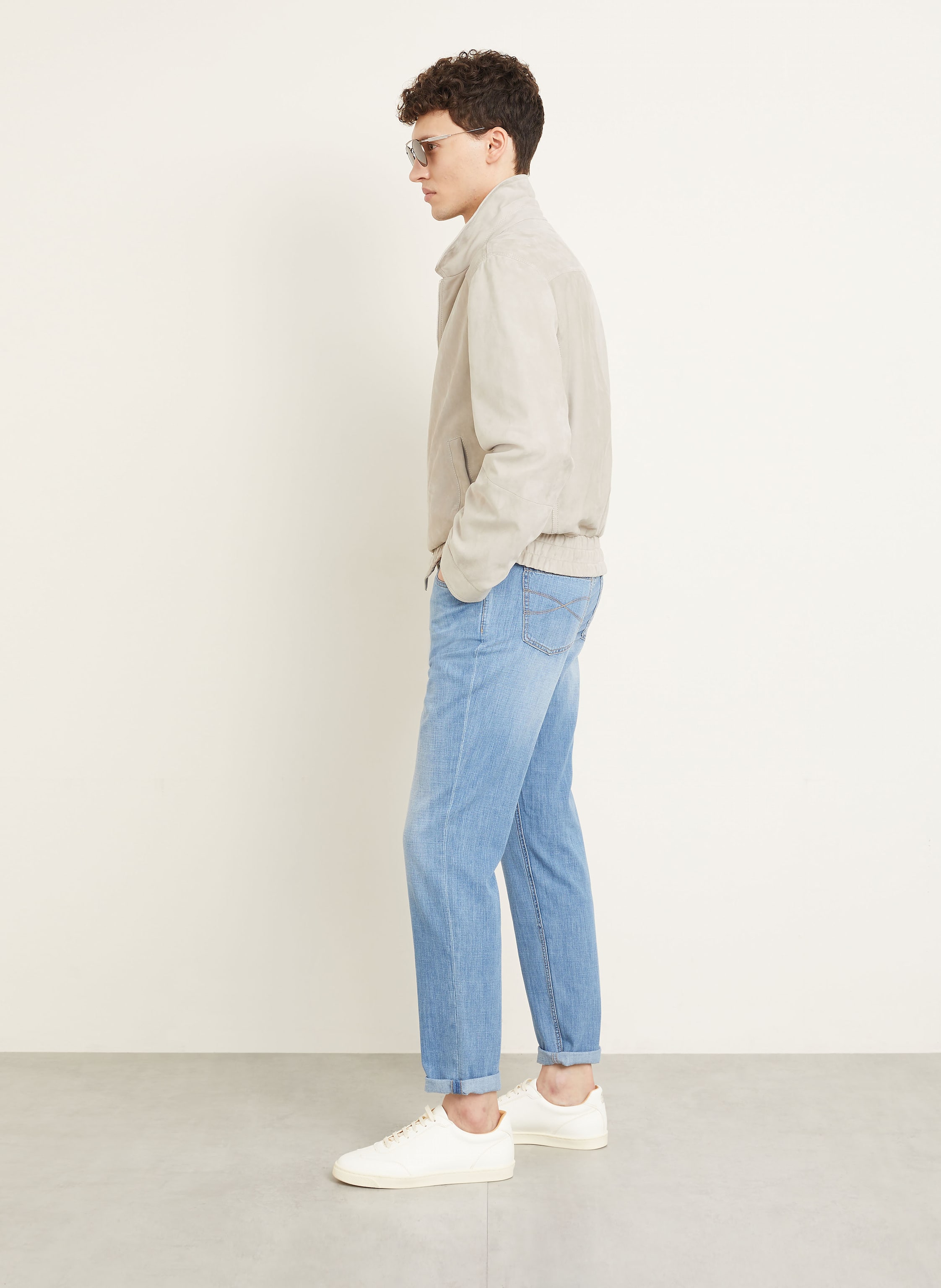 Thumbnail - Brunello Cucinelli Jeans Regular Fit blau