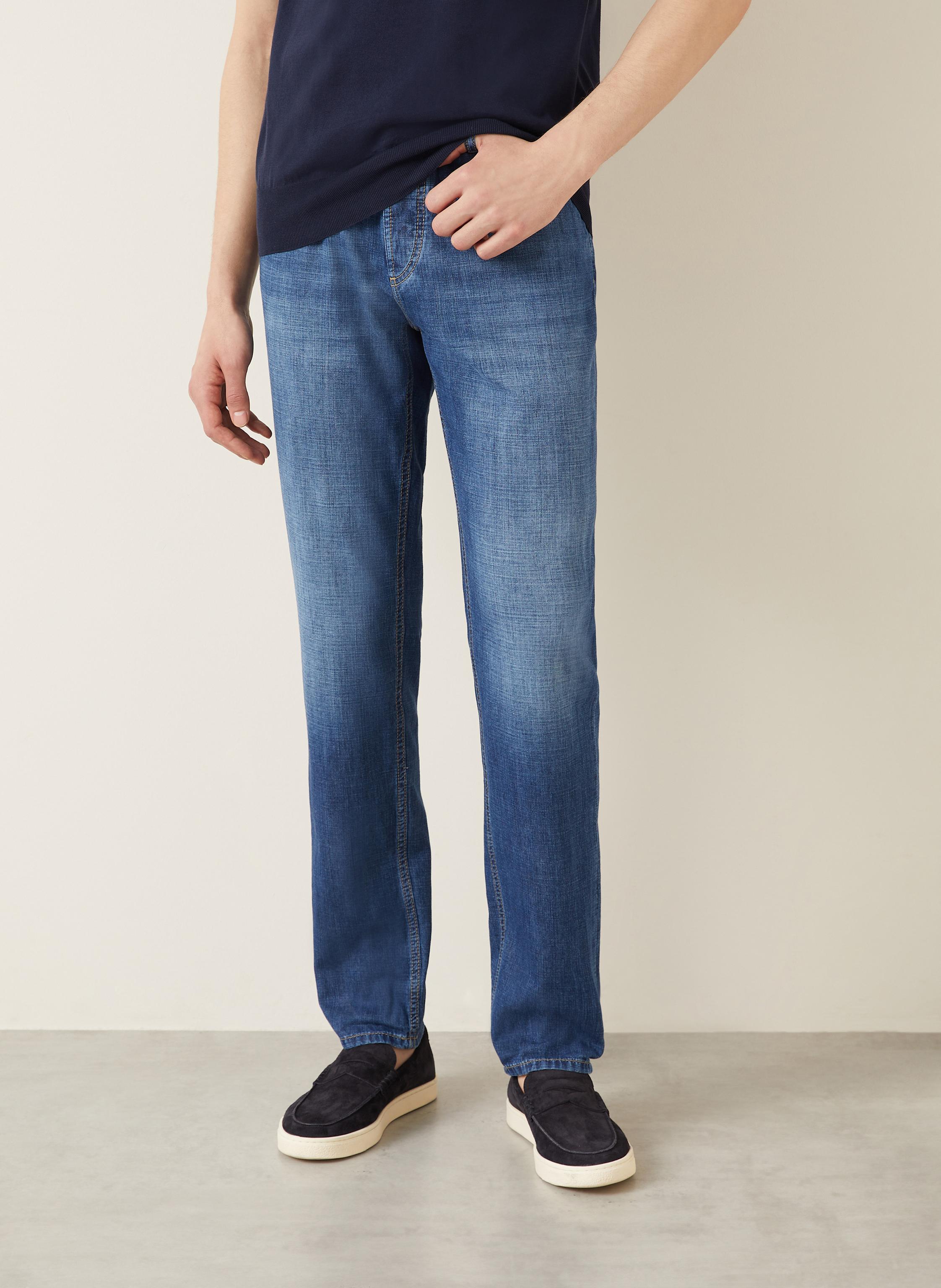 Thumbnail - Brunello Cucinelli Jeans Regular Fit blau