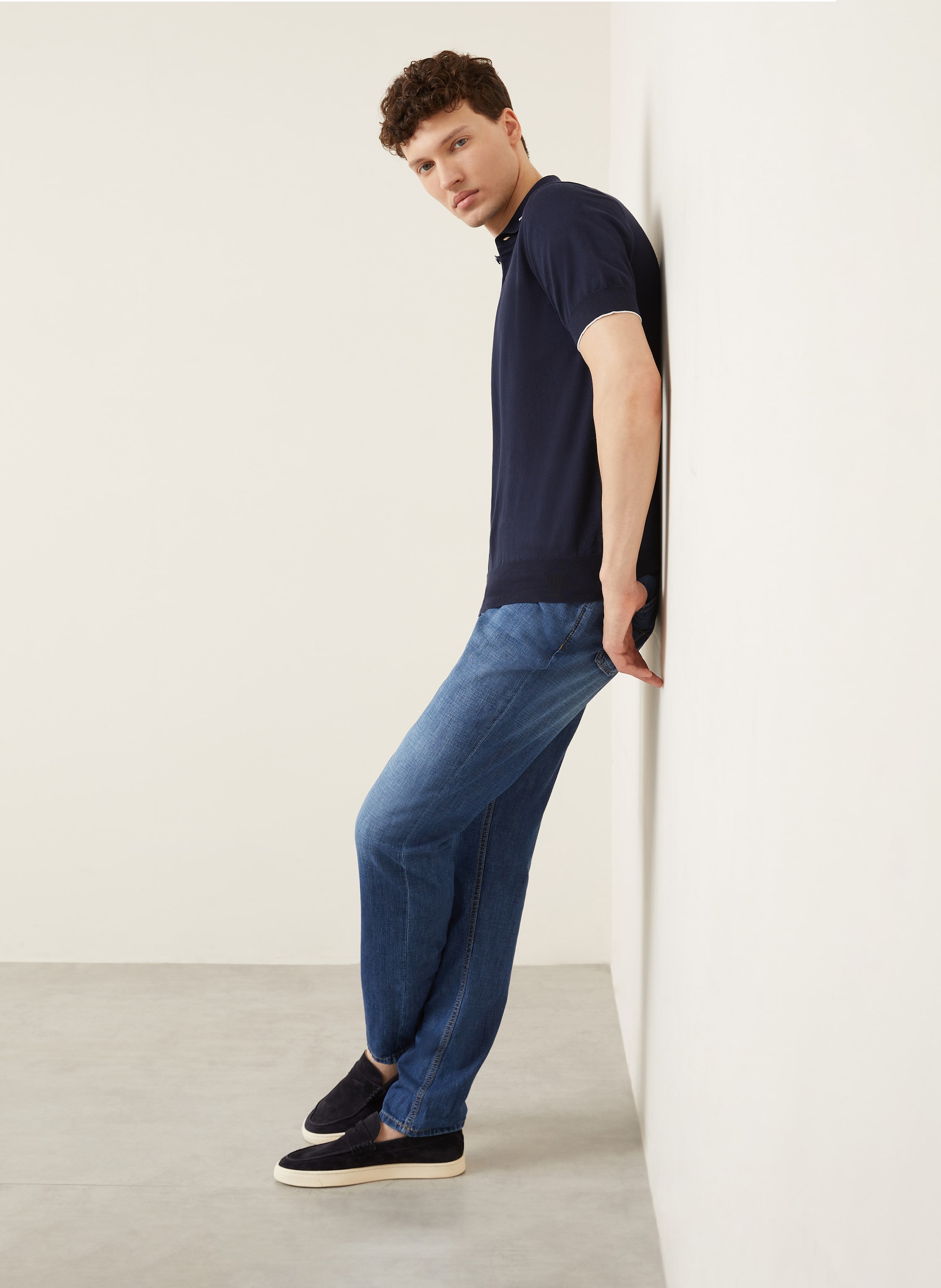Thumbnail - Brunello Cucinelli Jeans Regular Fit blau