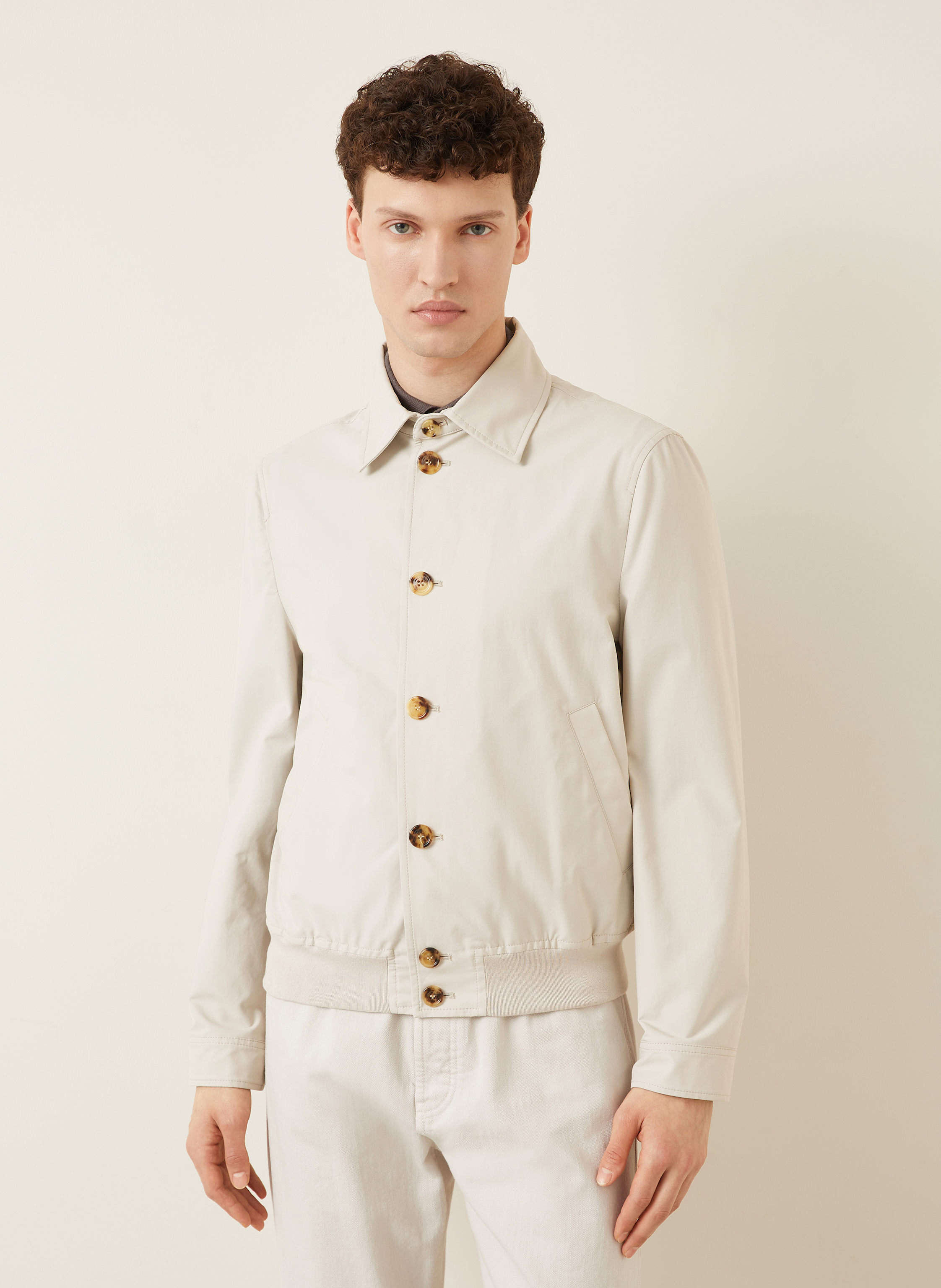 Thumbnail - Brunello Cucinelli Blouson beige